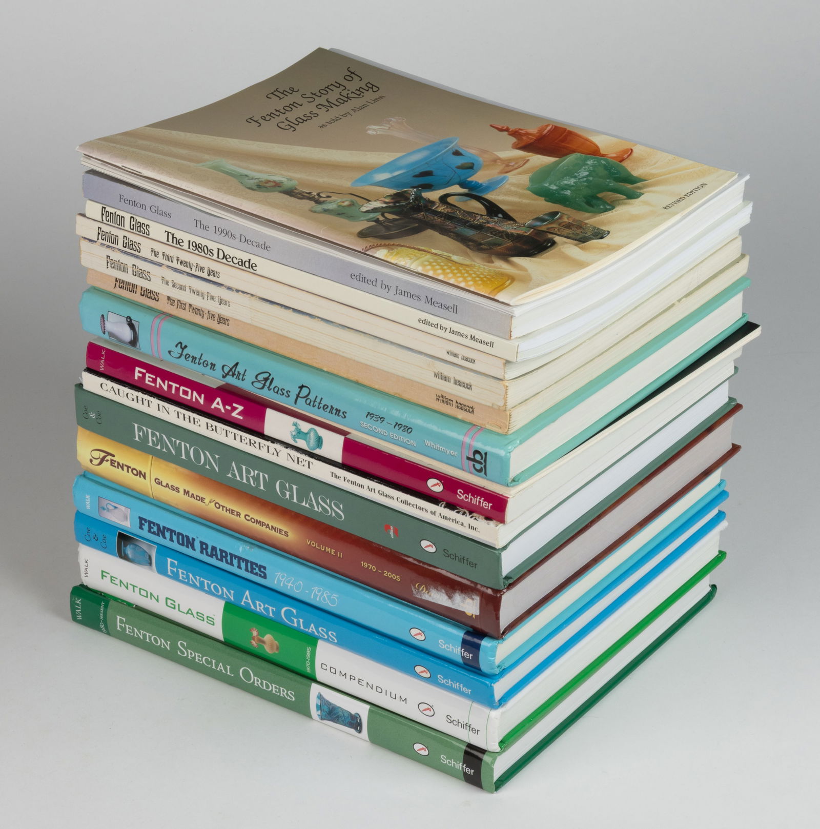 FENTON ART GLASS REFERENCE VOLUMES, LOT OF 17 (1 of 1)