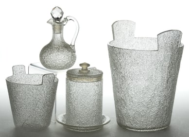 ASSORTED OVERSHOT ARTICLES, LOT OF FIVE