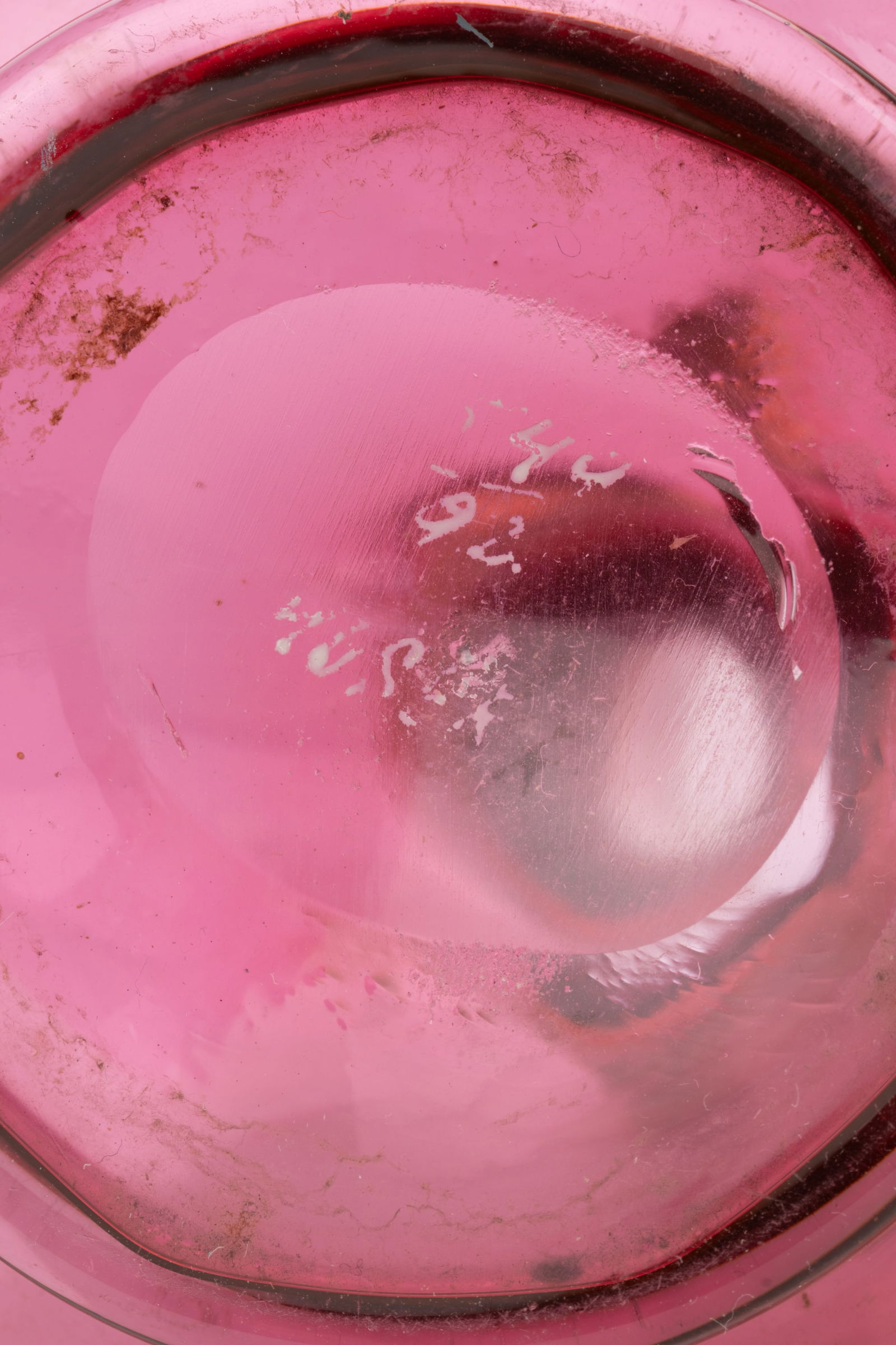 SIGNED MOSER PANEL-OPTIC CRUET - 2