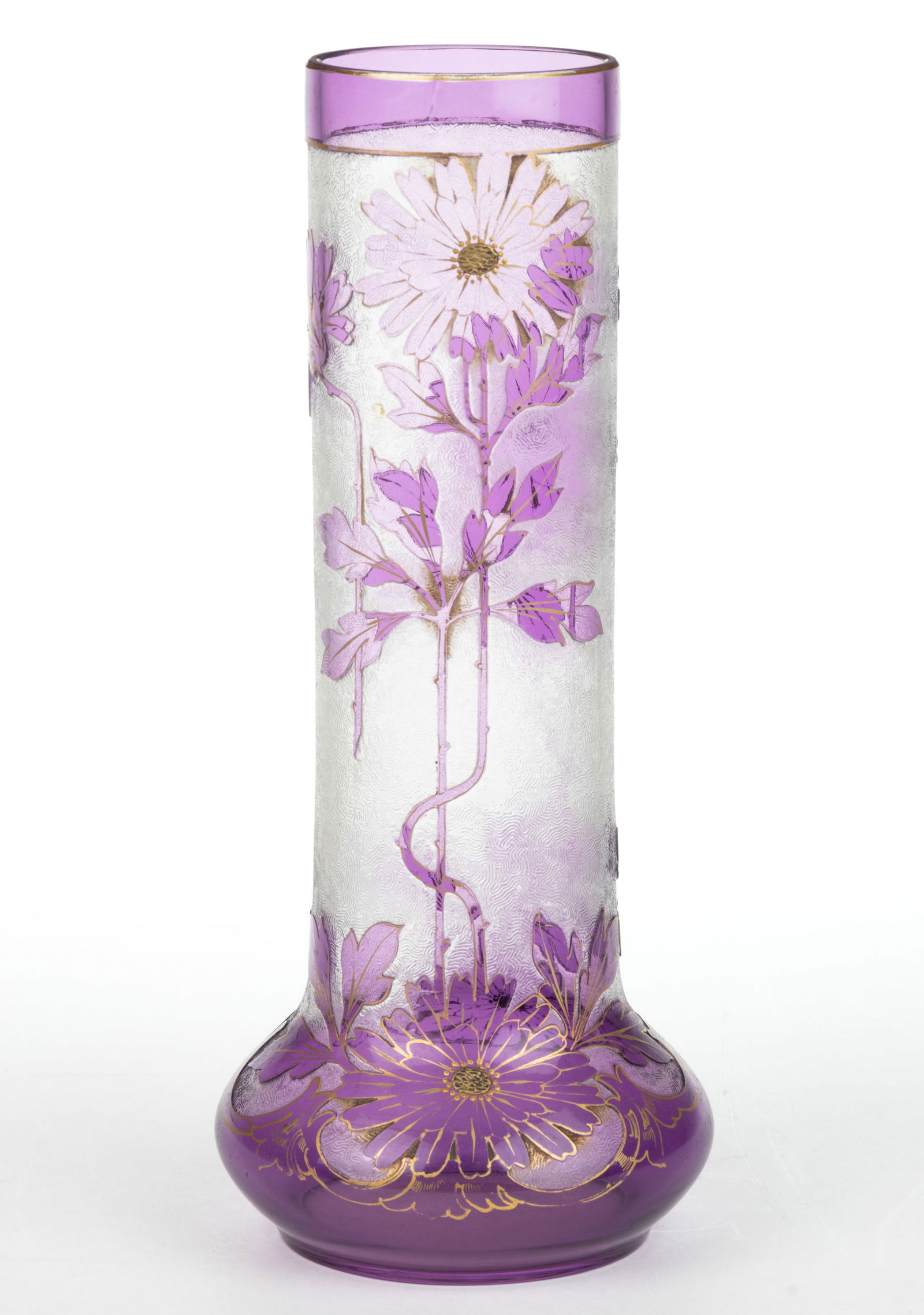 CONTINENTAL ACID CUT-BACK GLASS ART GLASS VASE (1 of 1)