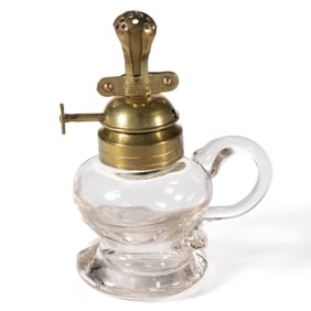 TISDEL & NASH KEROSENE CHIMNEYLESS LAMP BURNER