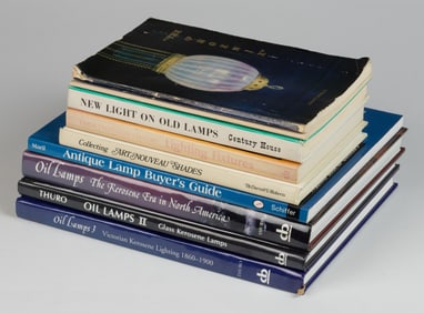 KEROSENE AND ELECTRIC LIGHTING REFERENCE VOLUMES, LOT OF NINE