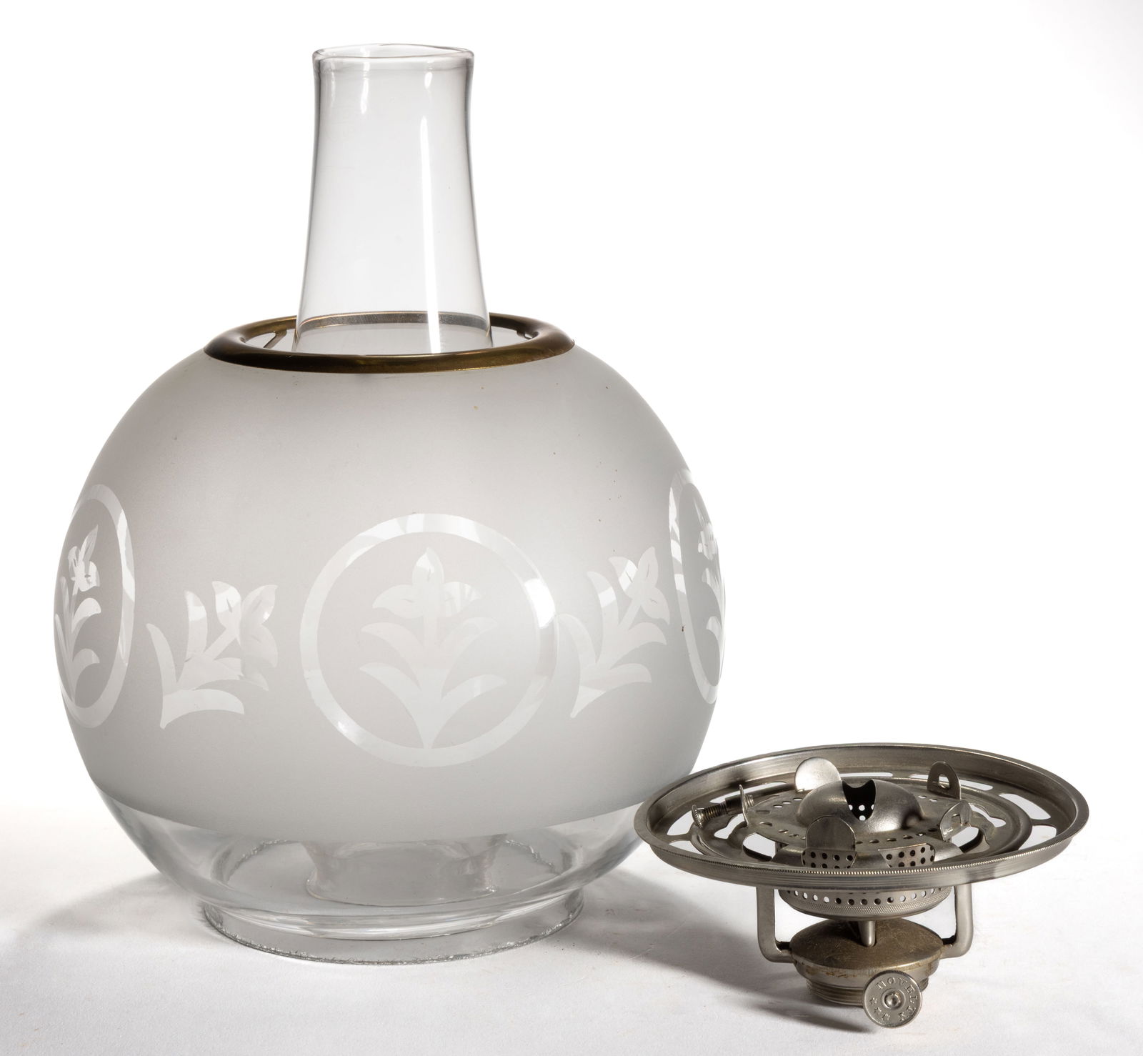 ACID ETCHED BALL-FORM LAMP SHADE SETUP (1 of 1)