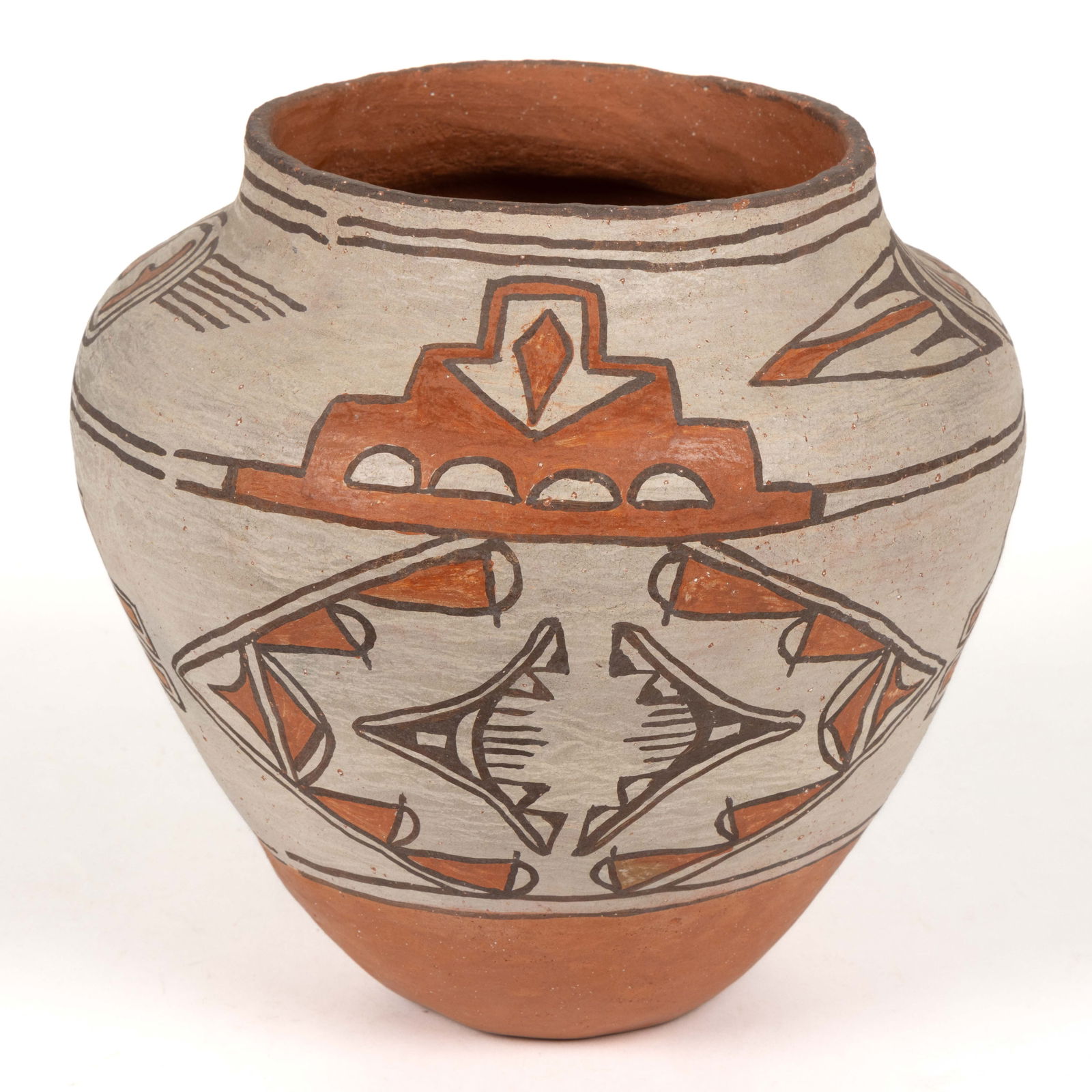NATIVE AMERICAN SANTA ANA PUEBLO POTTERY JAR / OLLA (1 of 5)