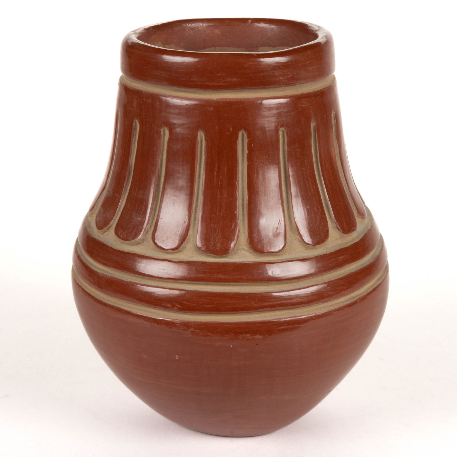 SIGNED LELA GUTIERREZ (1895-1966) AND VAN GUTIERREZ (1870-1956) NATIVE AMERICAN SANTA CLARA PUEBLO (1 of 3)