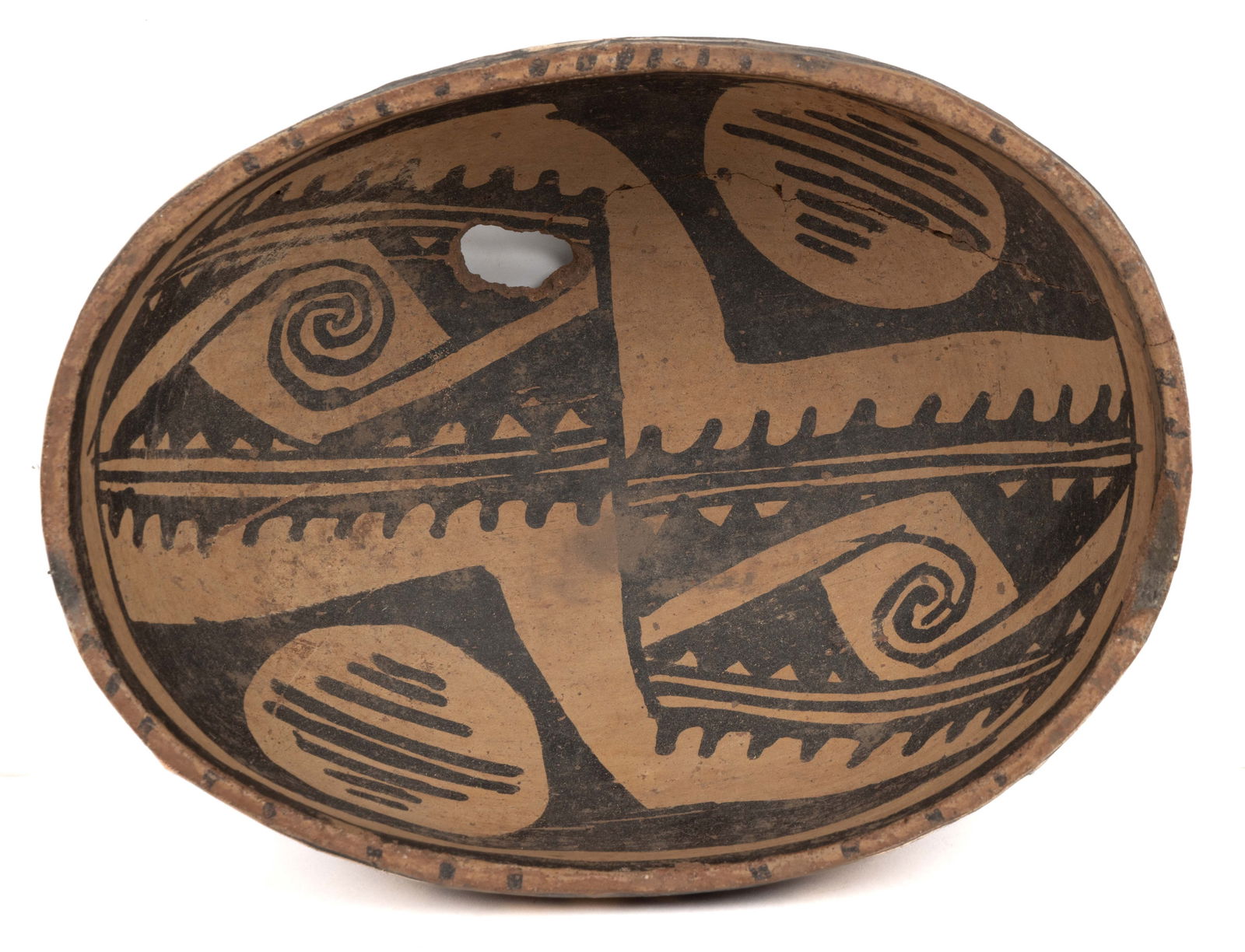 NATIVE AMERICAN ANCESTRAL PUEBLO GILA POTTERY BOWL (1 of 6)