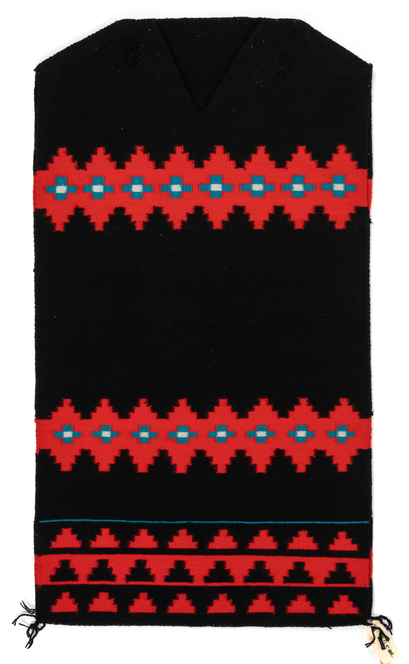 MARY HENDERSON BEGAY (NAVAJO, B. 1941) NATIVE AMERICAN WOOL WOMAN'S BIIL / DRESS (1 of 2)