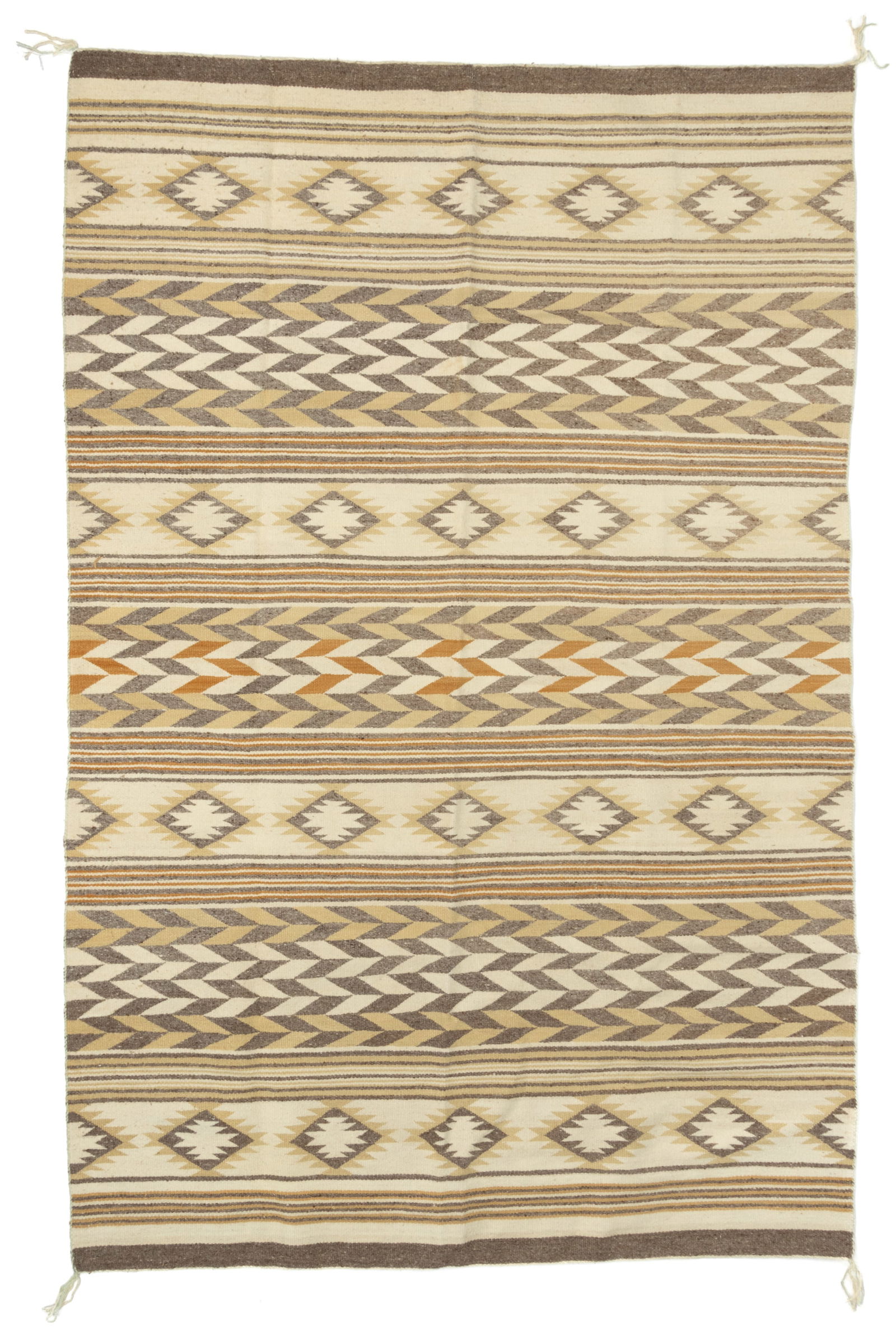 SADIE BEGAY (NAVAJO) NATIVE AMERICAN CHINLE-STYLE WOOL BLANKET / RUG (1 of 2)