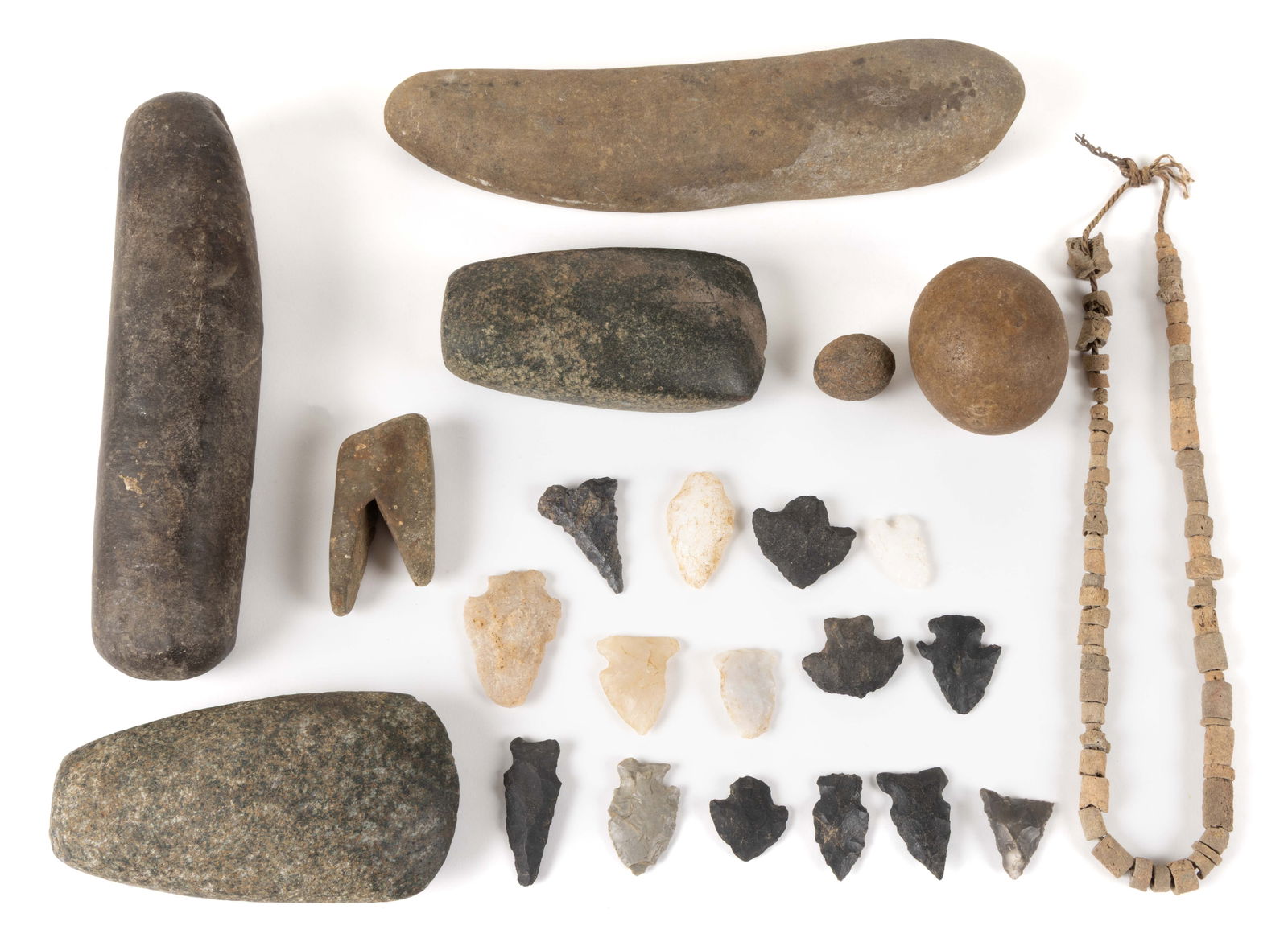 ASSORTED NATIVE AMERICAN AND OTHER ARTIFACTS, LOT OF 23 (1 of 1)