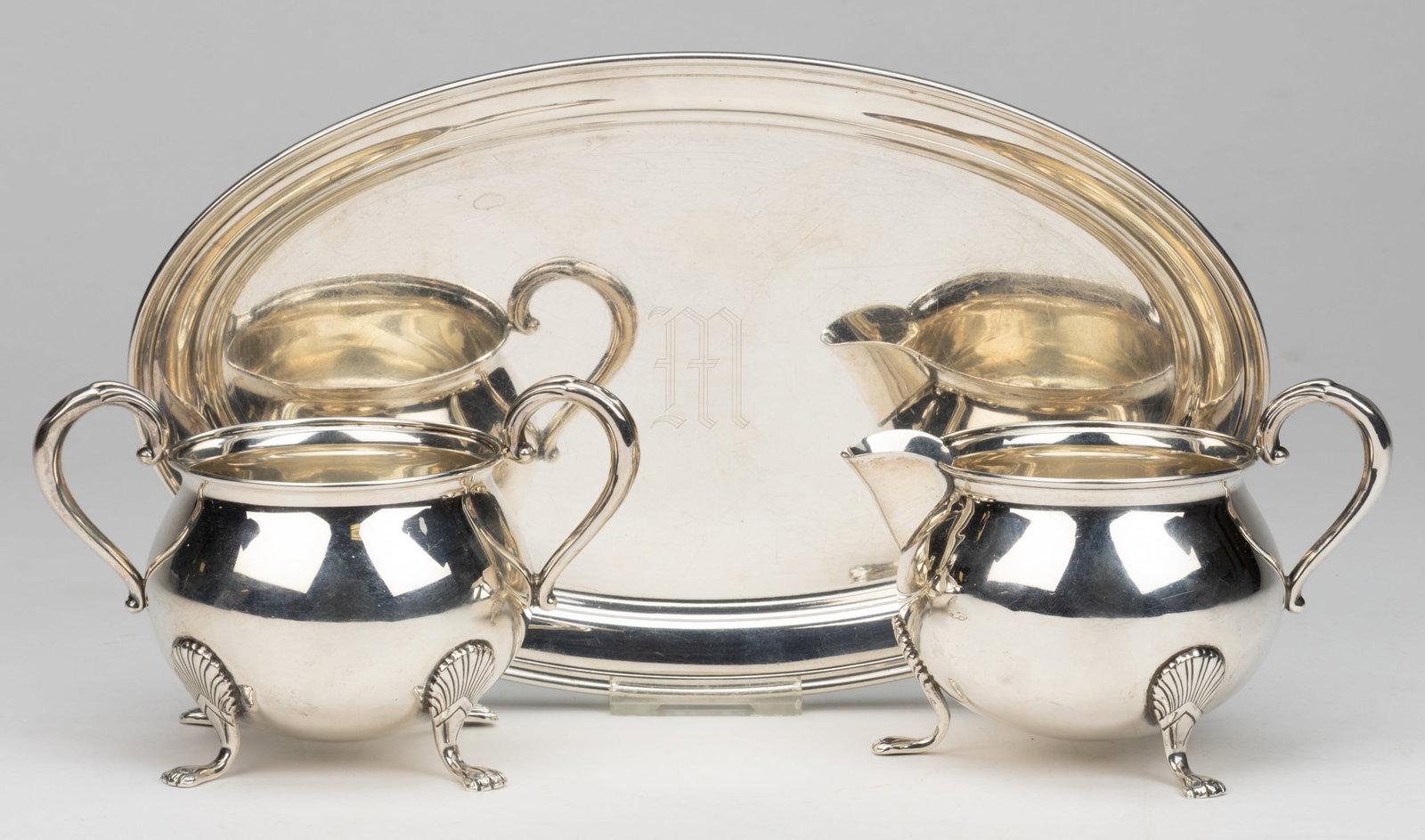 GORHAM AND OTHER STERLING SILVER TABLE ARTICLES, LOT OF THREE (1 of 2)