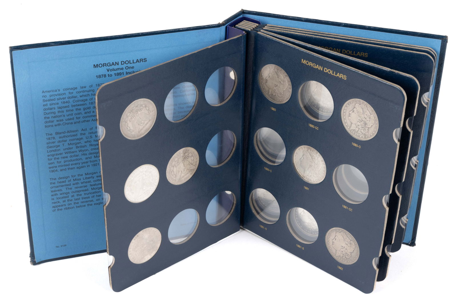 ASSORTED UNITED STATES MORGAN SILVER DOLLAR COINS, LOT OF 18 (1 of 1)