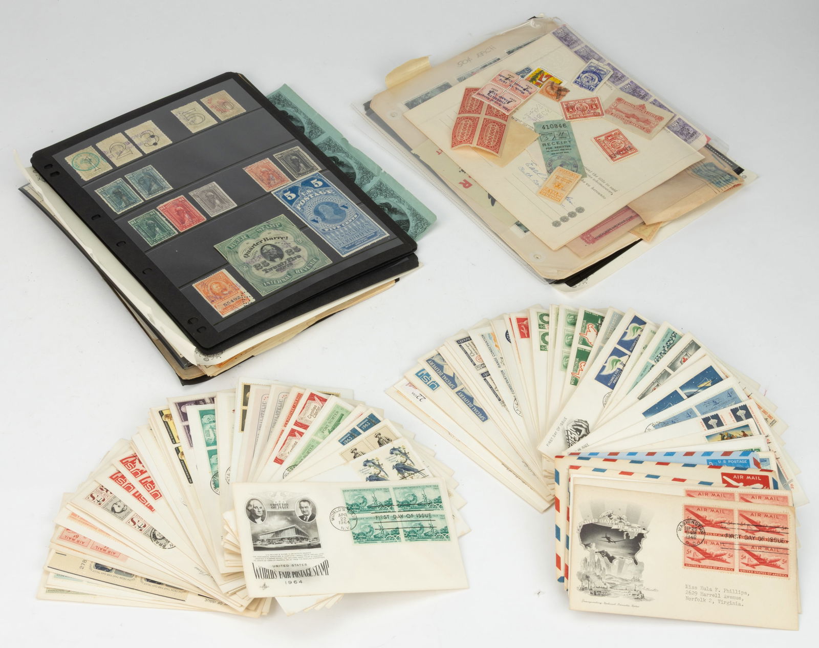 UNITED STATES POSTAGE, LOCAL, AND TAX STAMPS, UNCOUNTED LOT (1 of 5)