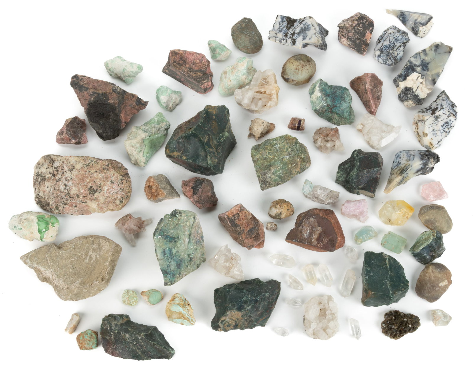 ASSORTED ROCK AND MINERAL SPECIMENS, UNCOUNTED LOT (1 of 4)
