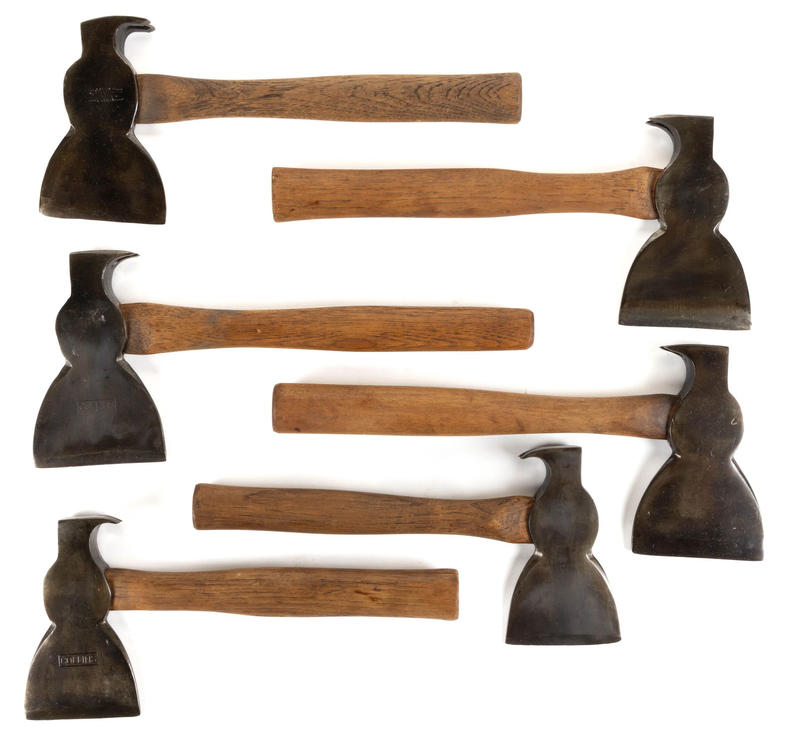 COLLINS COMPANY VINTAGE AXES / CLAW - CARPENTER HATCHETS, LOT OF SIX (1 of 1)