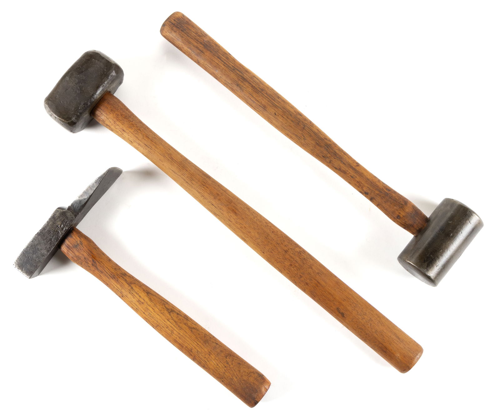 ASSORTED BLACKSMITH HANDMADE TOOLS, LOT OF THREE (1 of 1)