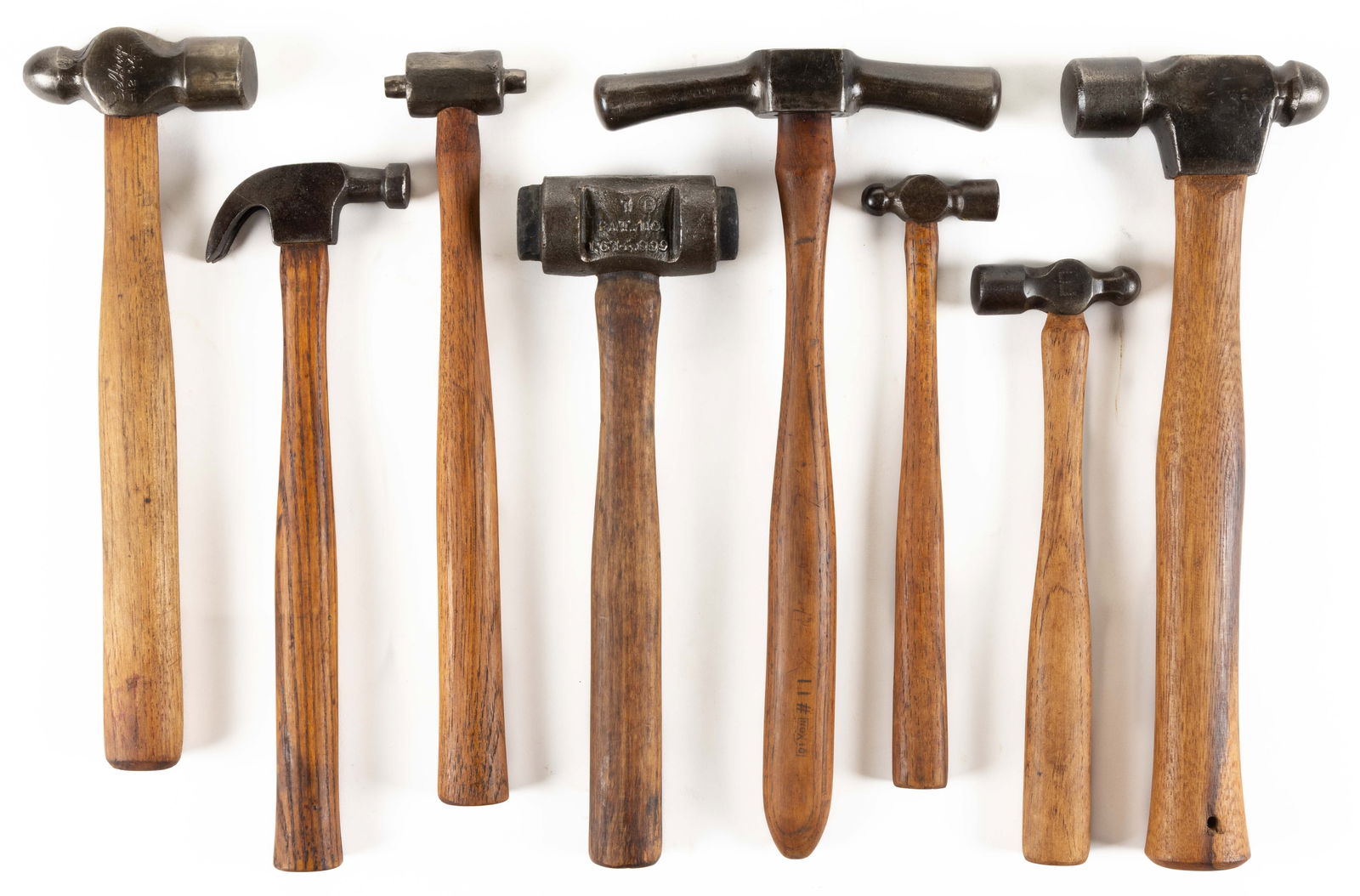 ASSORTED MANUFACTURERS VINTAGE HAMMERS, LOT OF EIGHT (1 of 1)