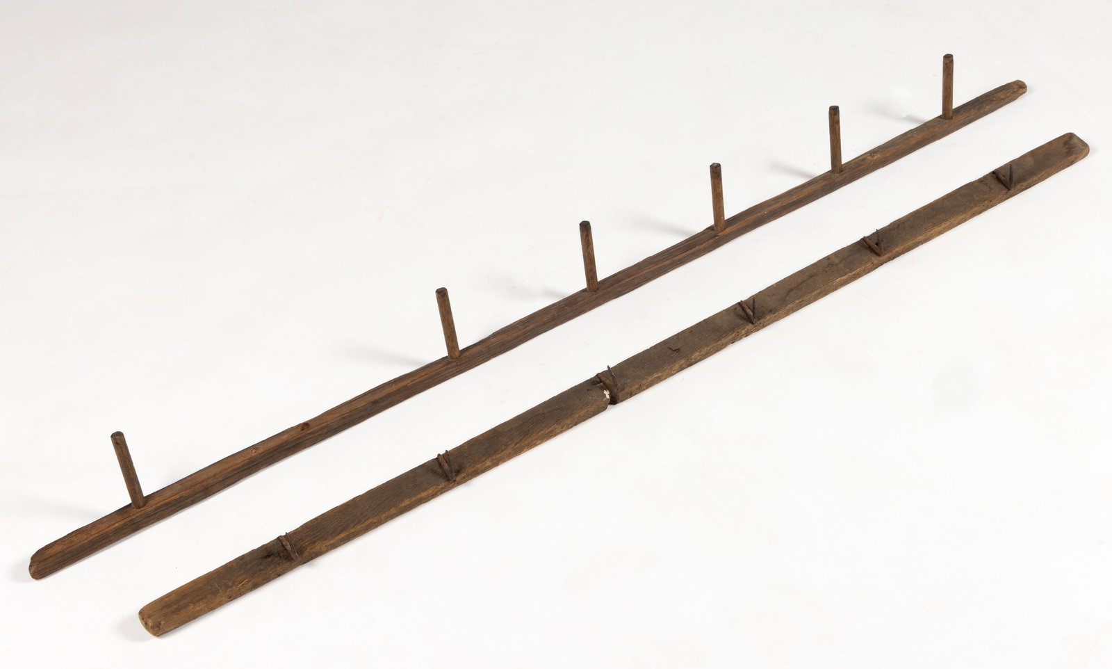 AMERICAN HANGING PINE HANGING RACKS, LOT OF TWO (1 of 2)