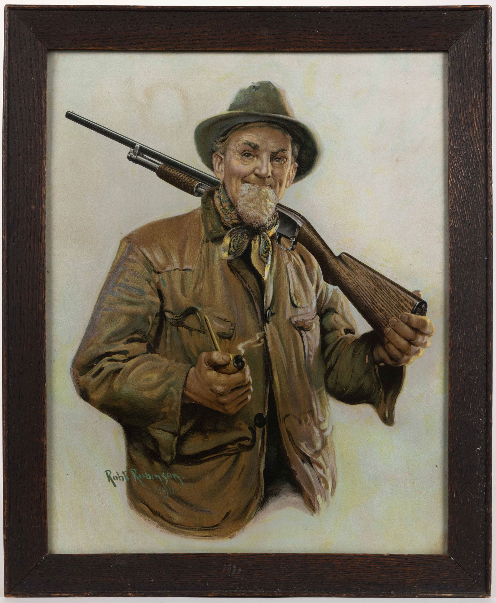 ROBERT ROBINSON (AMERICAN, 1886-1952) WINCHESTER ARMS PRINT (1 of 2)