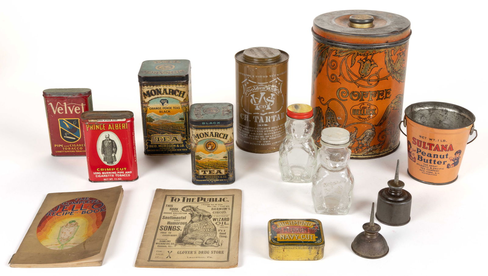 ASSORTED ADVERTISING AND DOMESTIC ARTICLES, LOT OF 14 (1 of 1)