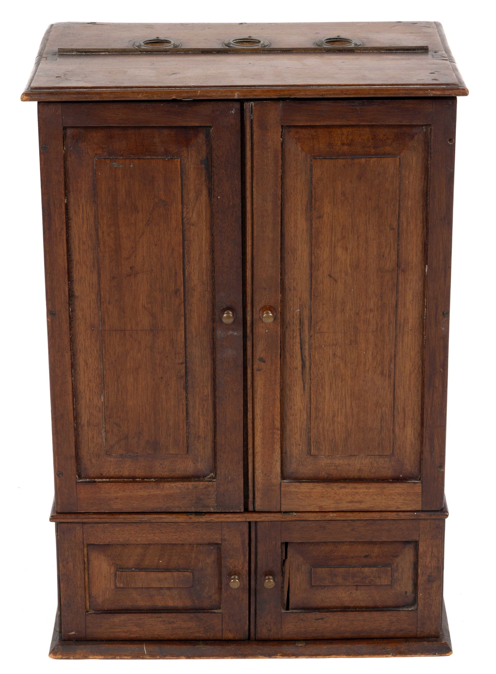 EUROPEAN WALNUT DIMINUTIVE MEDICAL / SMOKING CABINET (1 of 7)