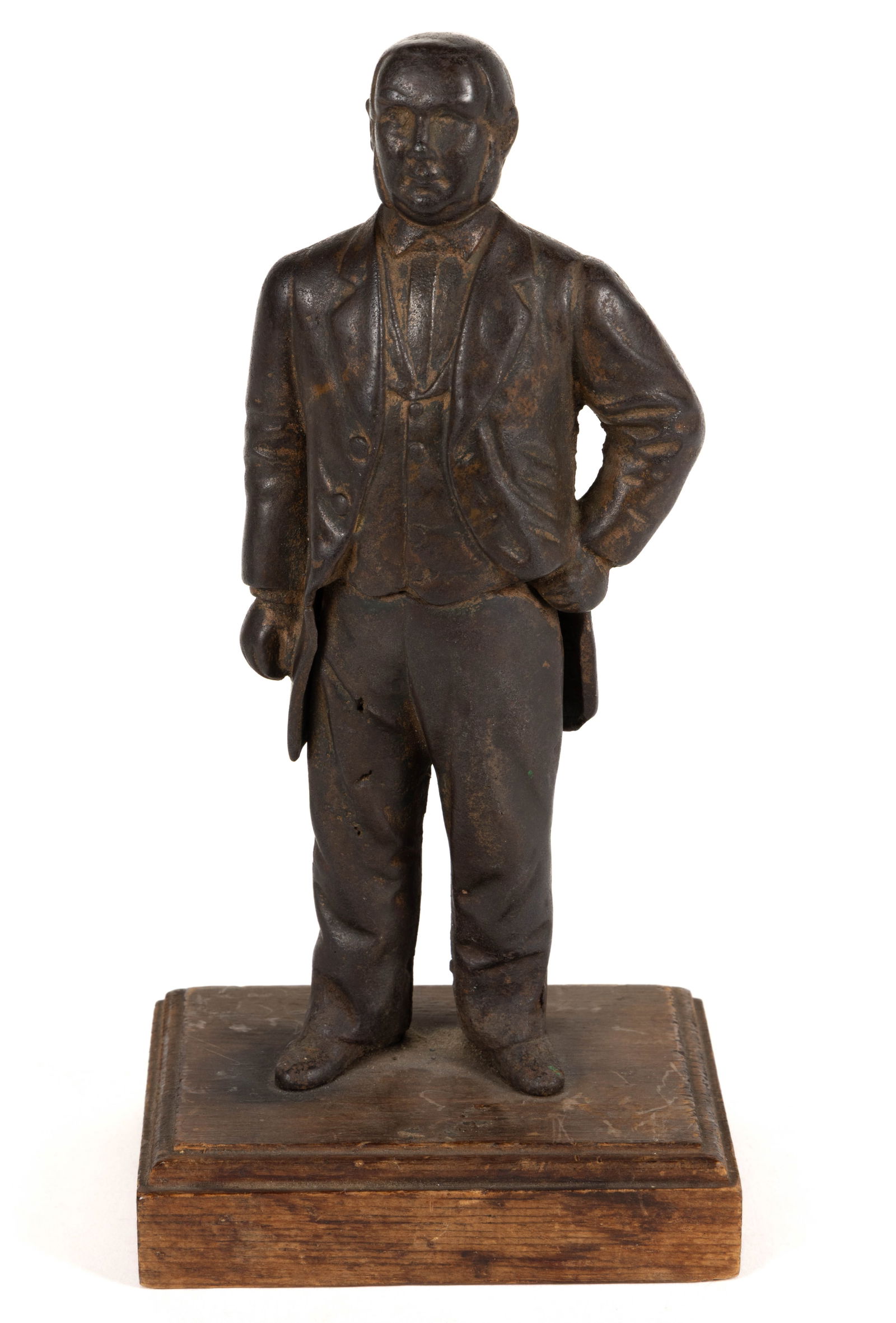 AMERICAN CAST-IRON DOORSTOP / FIGURE OF A MAN (1 of 4)