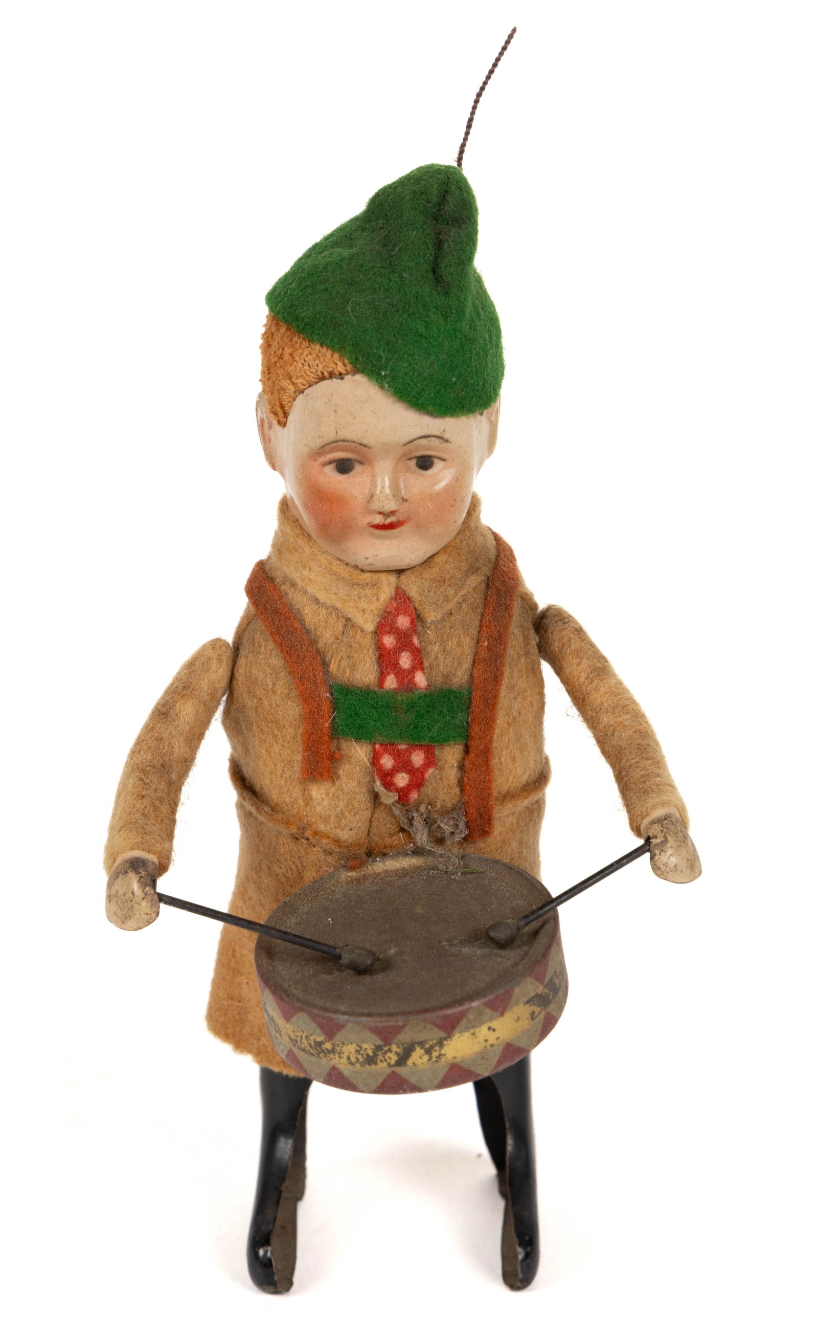 SCHUCO GERMAN BAVARIAN DRUMMER BOY TIN WIND-UP TOY (1 of 3)