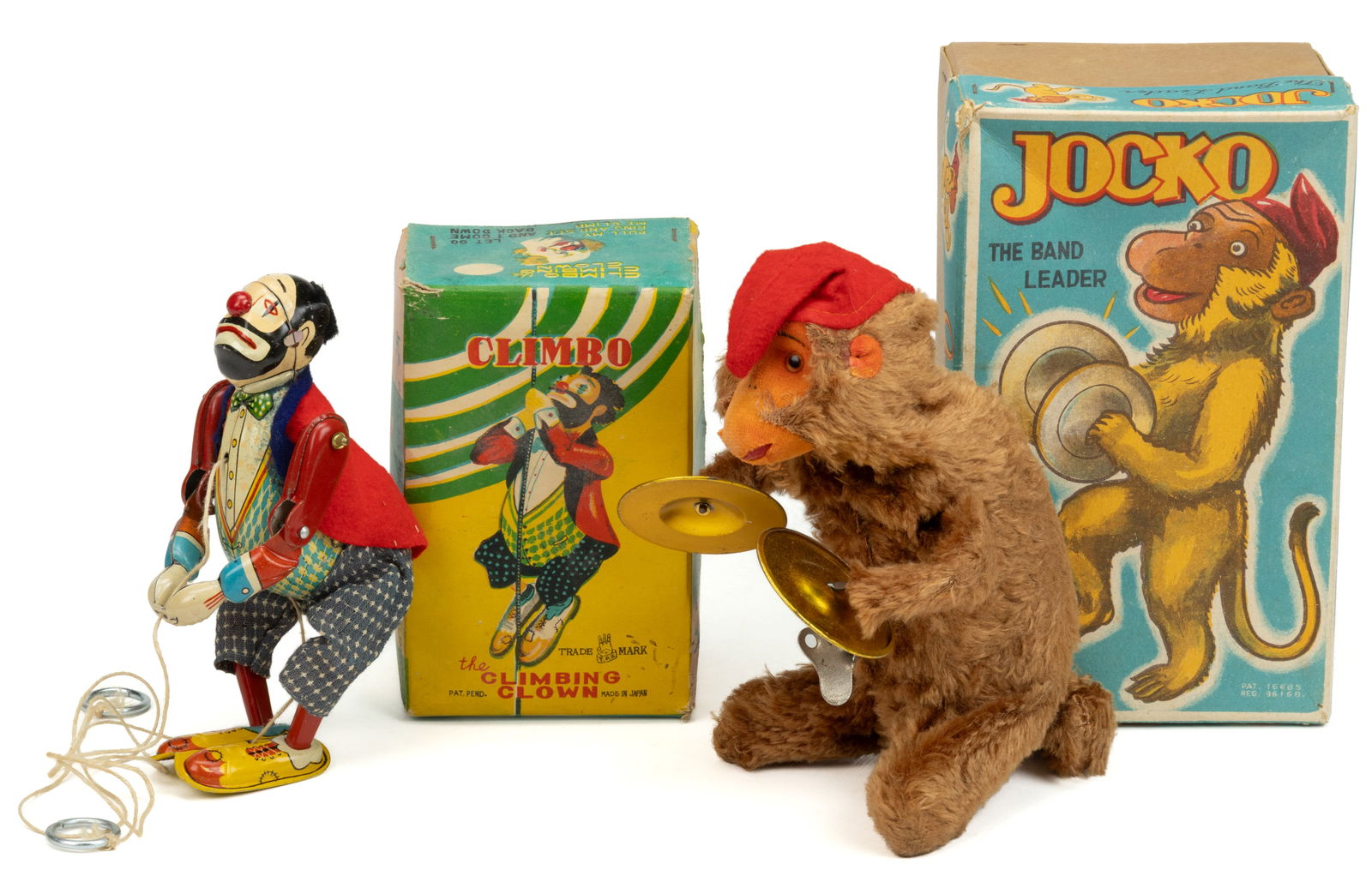 ASSORTED JAPANESE VINTAGE MECHANICAL TOYS WITH BOXES, LOT OF TWO (1 of 1)