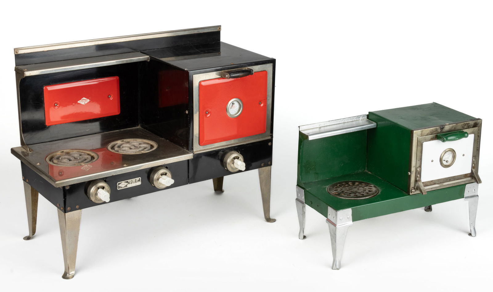 EMPIRE AND KOKOMO CHILDREN'S ELECTRIC TOY RANGES / STOVES, LOT OF TWO (1 of 3)