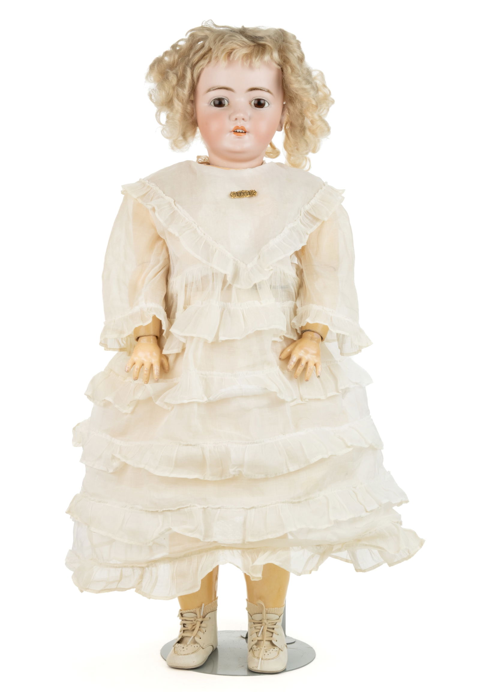 GERMAN BISQUE-HEAD DOLLY FACE DOLL (1 of 7)