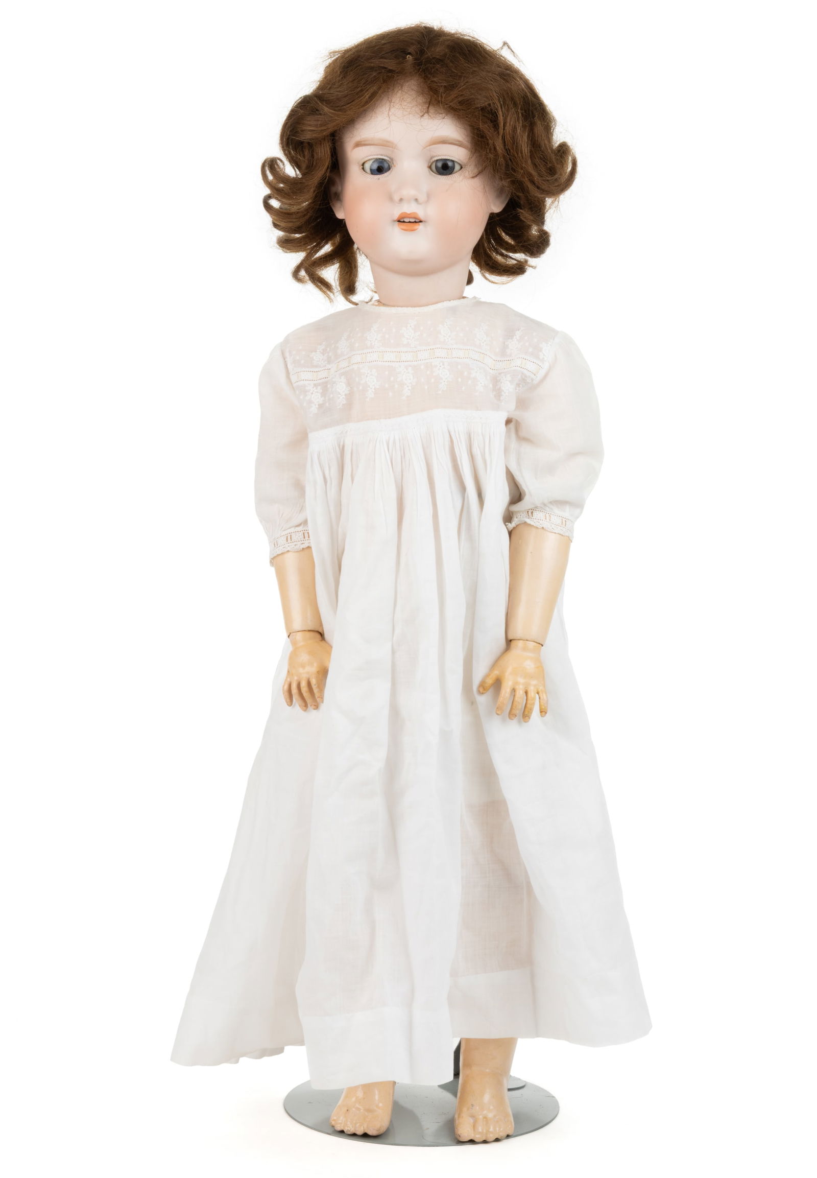 GERMAN ARMAND MARSEILLE NO. 390N BISQUE-HEAD DOLLY FACE DOLL (1 of 7)