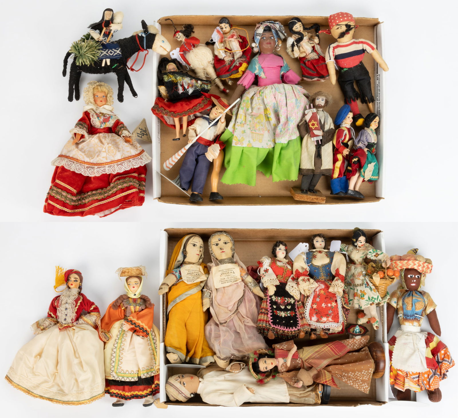 ASSORTED VINTAGE NATIONALITY-THEMED DOLLS, LOT OF 22 (1 of 3)
