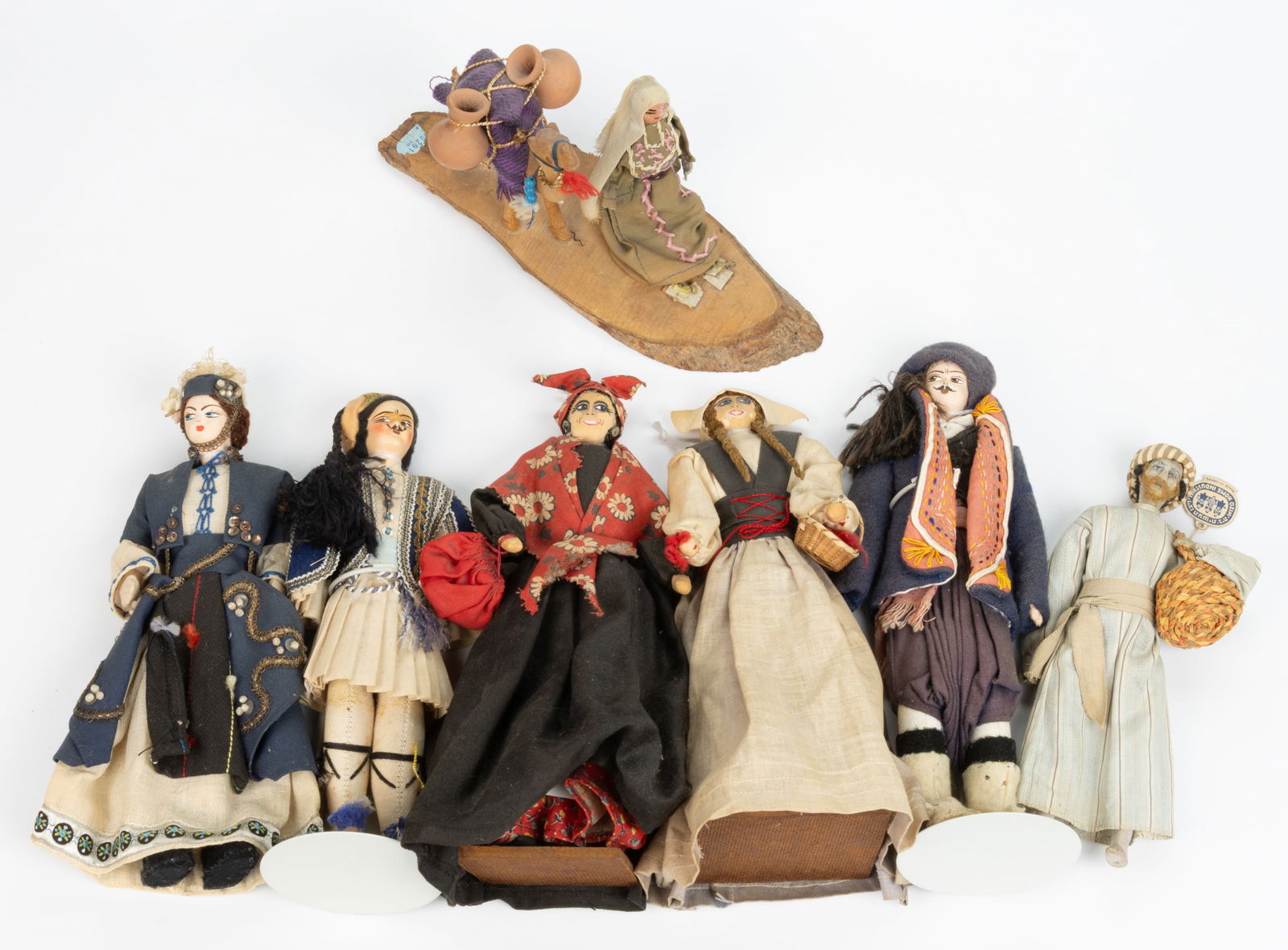ASSORTED VINTAGE NATIONALITY-THEMED DOLLS, LOT OF SEVEN (1 of 5)