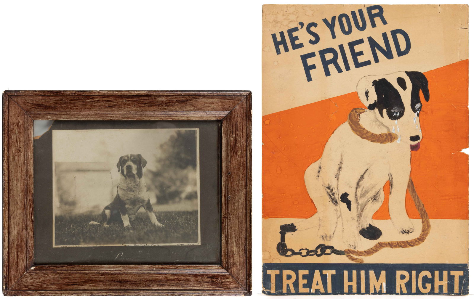 ASSORTED ANTIQUE / VINTAGE DOG EPHEMERA, LOT OF TWO (1 of 6)