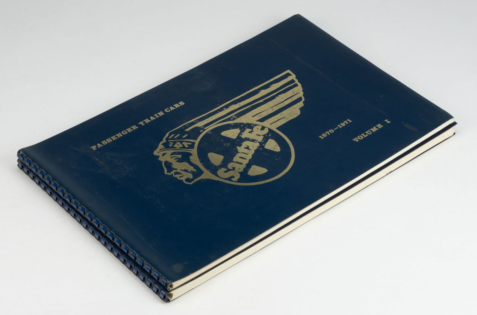 ATCHISON, TOPEKA, & SANTA FE PASSENGER TRAIN CARS OVERSIZED TWO-VOLUME SET: ATCHISON, TOPEKA, & SANTA FE PASSENGER TRAIN CARS OVERSIZED TWO-VOLUME SET, Ellington and Shine, Passenger Train Equipment of the Atchison, Topeka, & Santa Fe: Vol. 1 High End Cars 1870-1