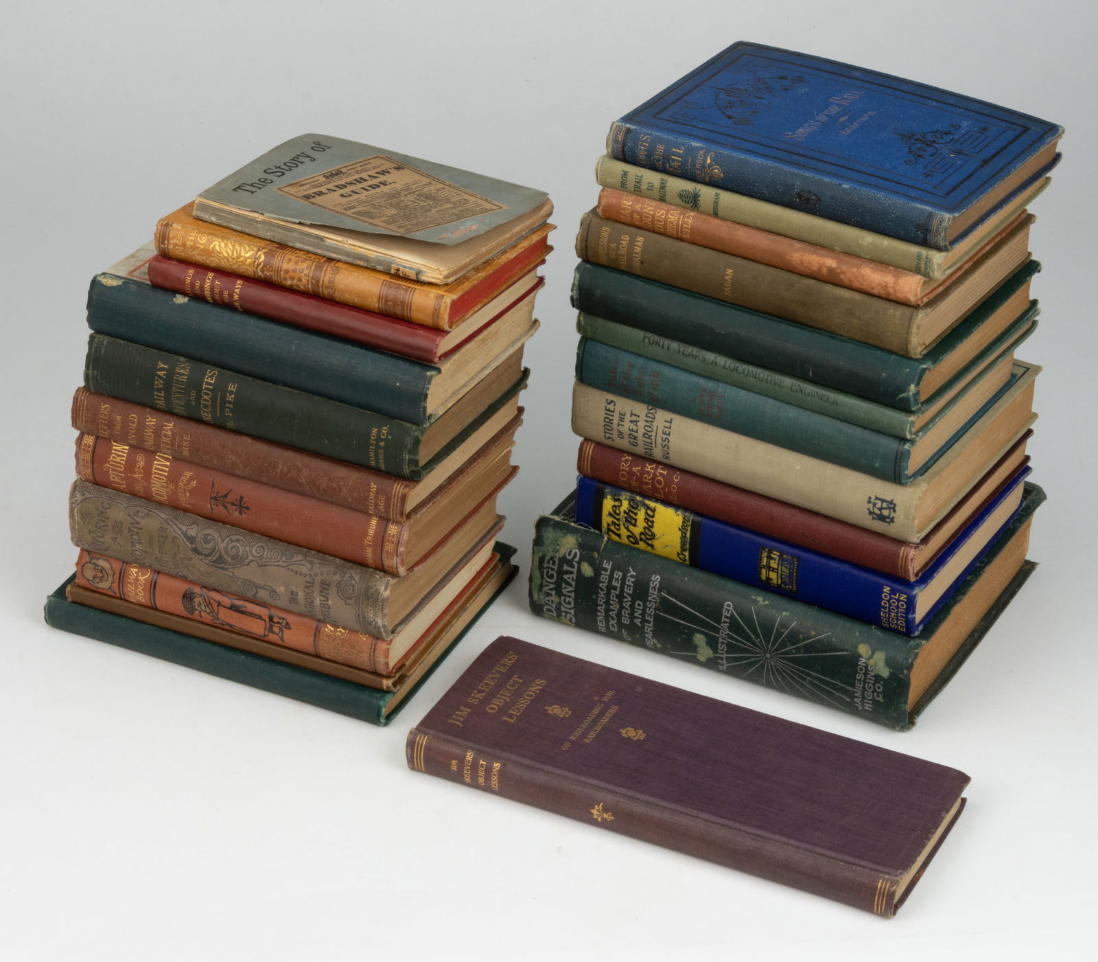 ANTIQUARIAN RAILROAD NON-FICTION VOLUMES, LOT OF 23 (1 of 1)