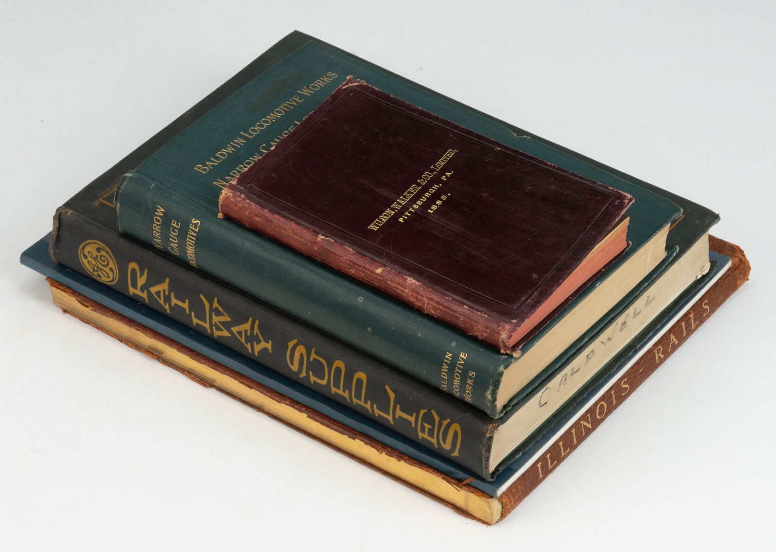 ANTIQUARIAN RAILROAD EQUIPMENT CATALOGUE VOLUMES, LOT OF FIVE (1 of 1)