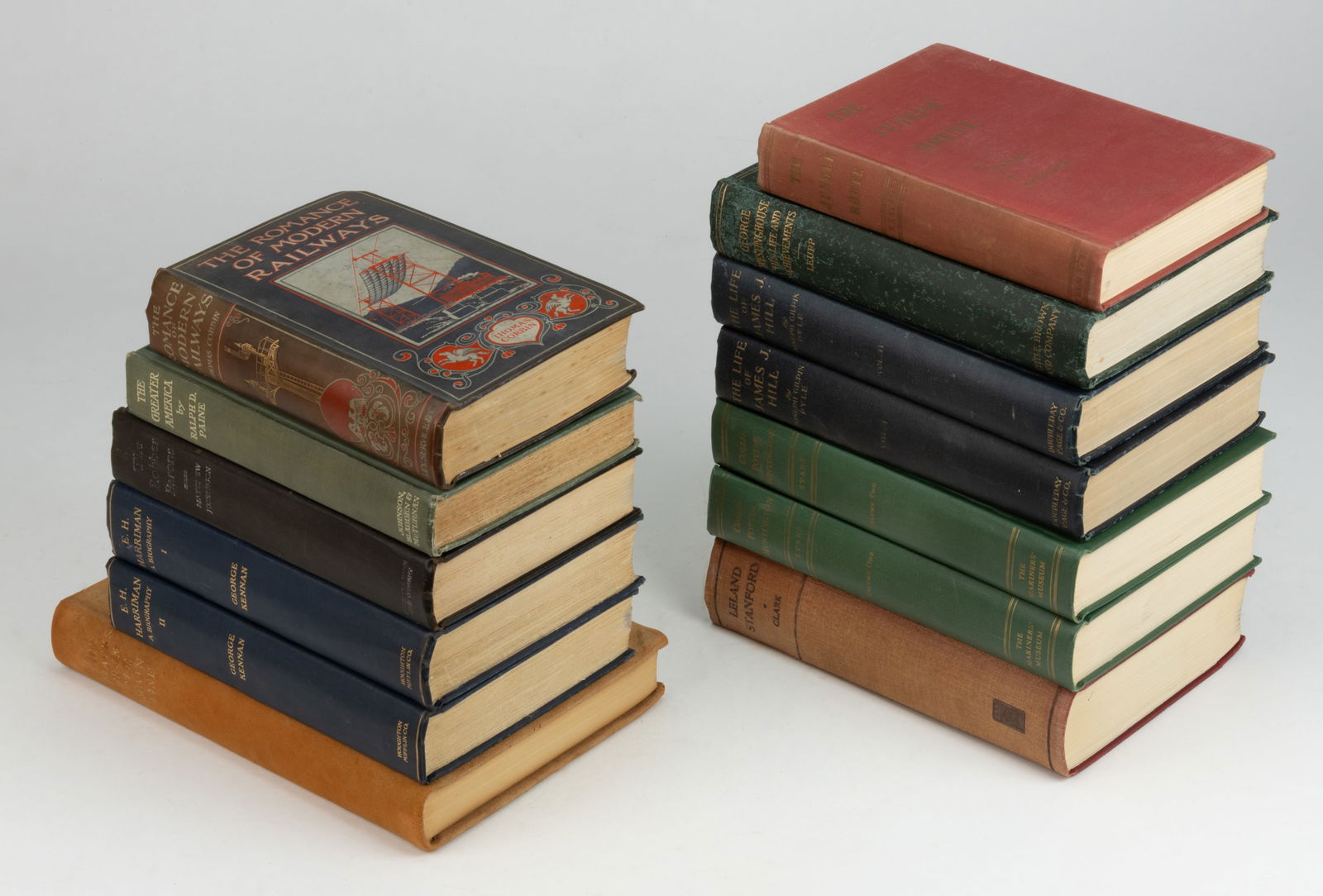 ASSORTED RAILROAD NON-FICTION / BIOGRAPHY VOLUMES, LOT OF 13 (1 of 1)