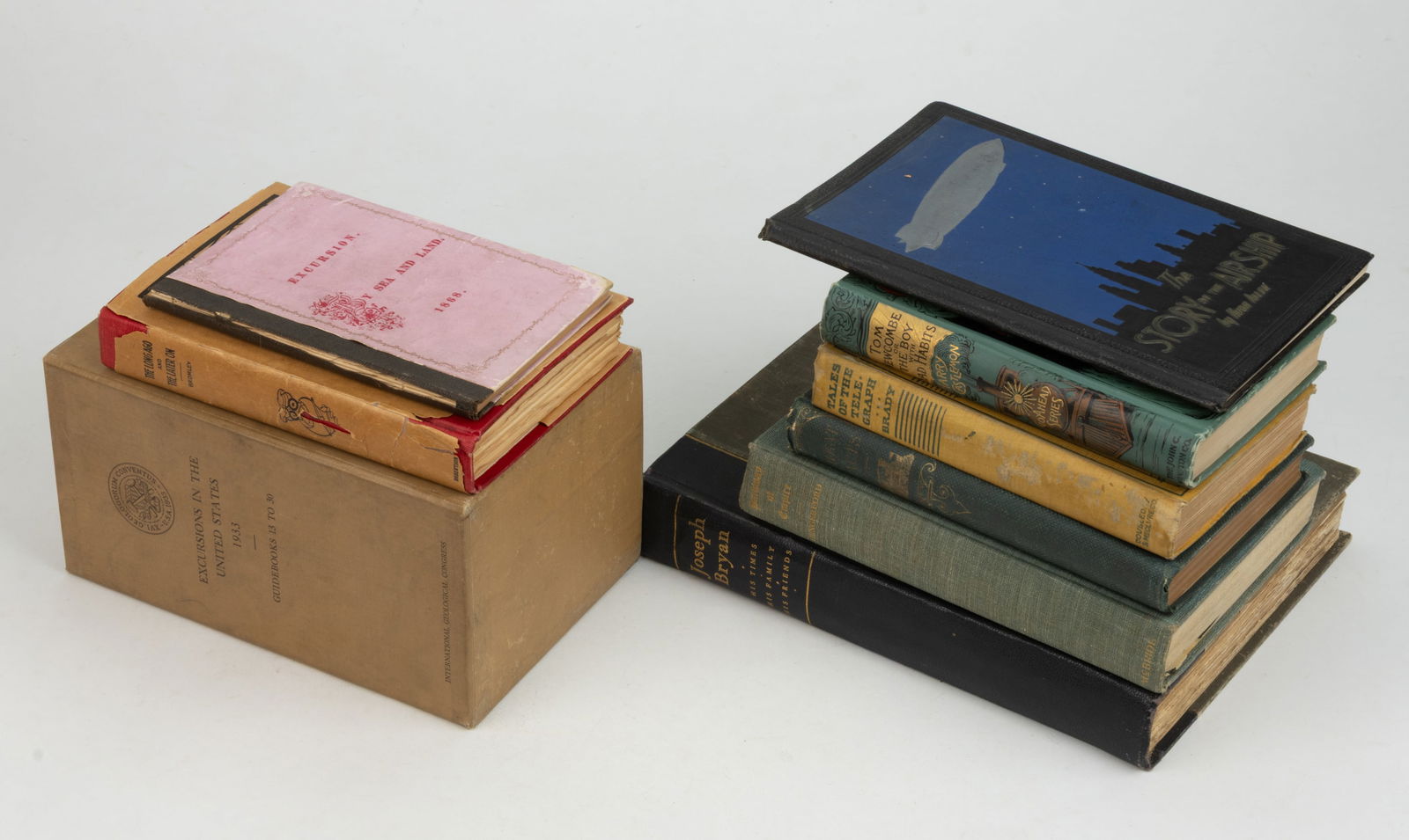 ASSORTED ANTIQUARIAN NON-FICTION AND GUIDEBOOK VOLUMES, LOT OF EIGHT (1 of 1)