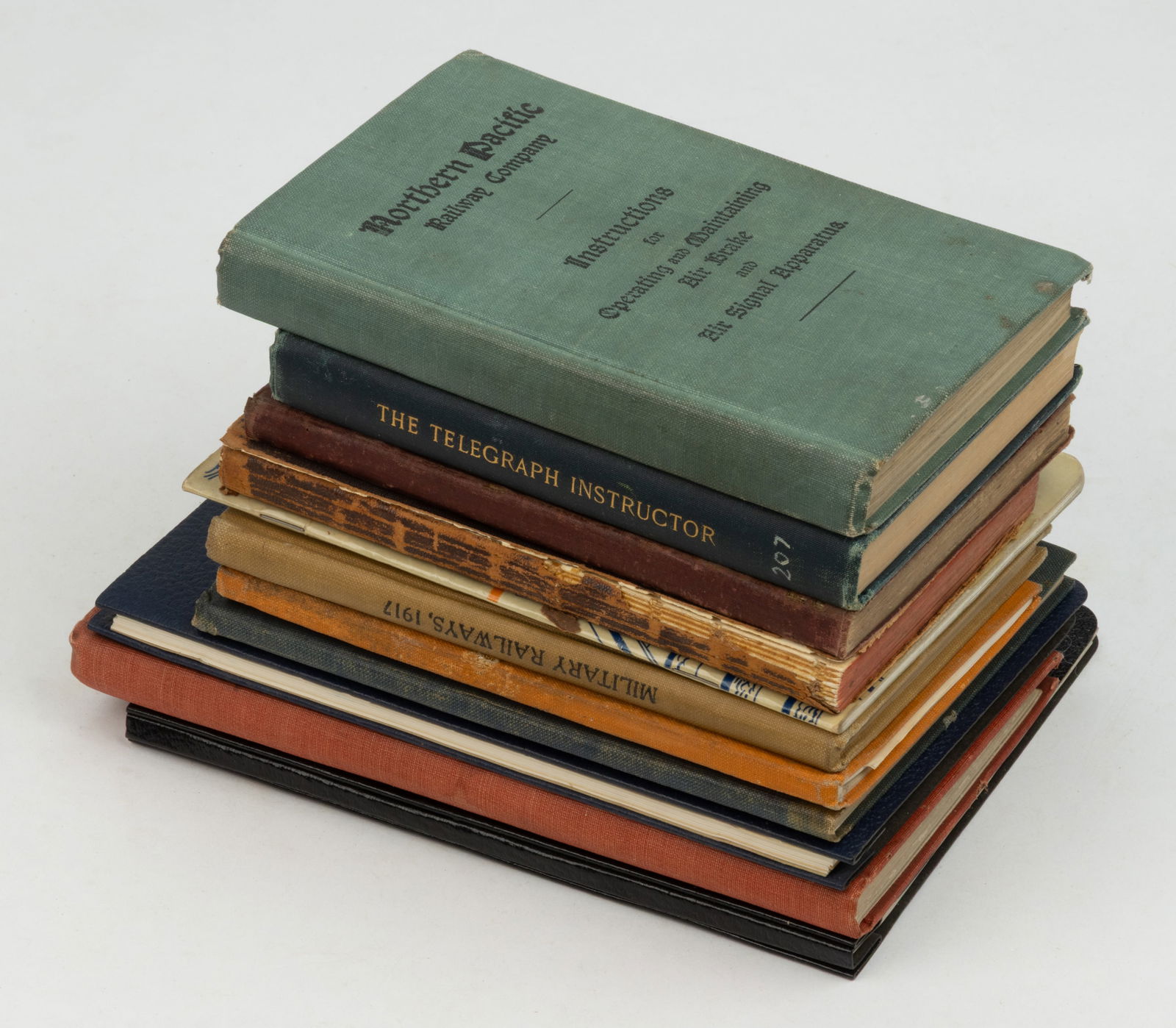 ASSORTED RAILROAD RULES AND MANUAL VOLUMES, LOT OF 11 (1 of 1)