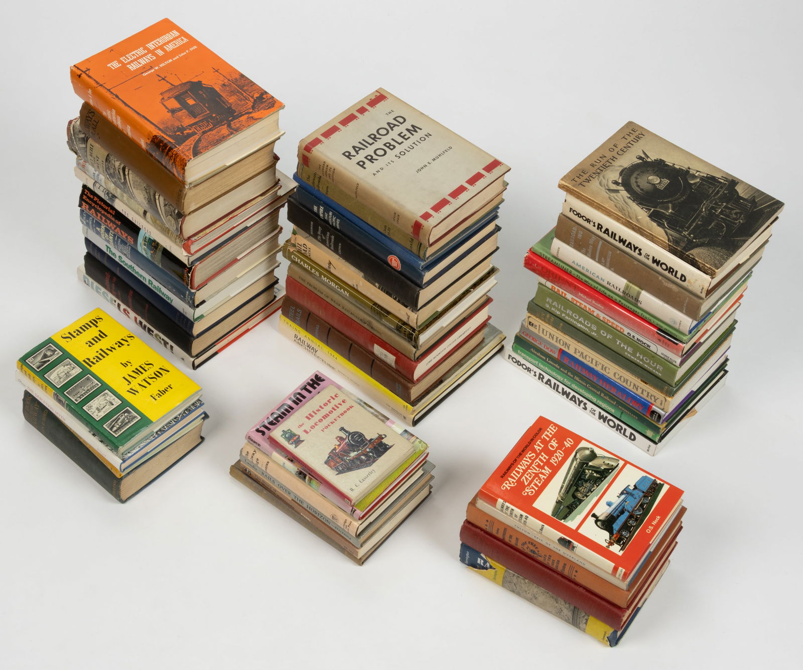 ASSORTED RAILROAD NON-FICTION VOLUMES, LOT OF 52 (1 of 1)