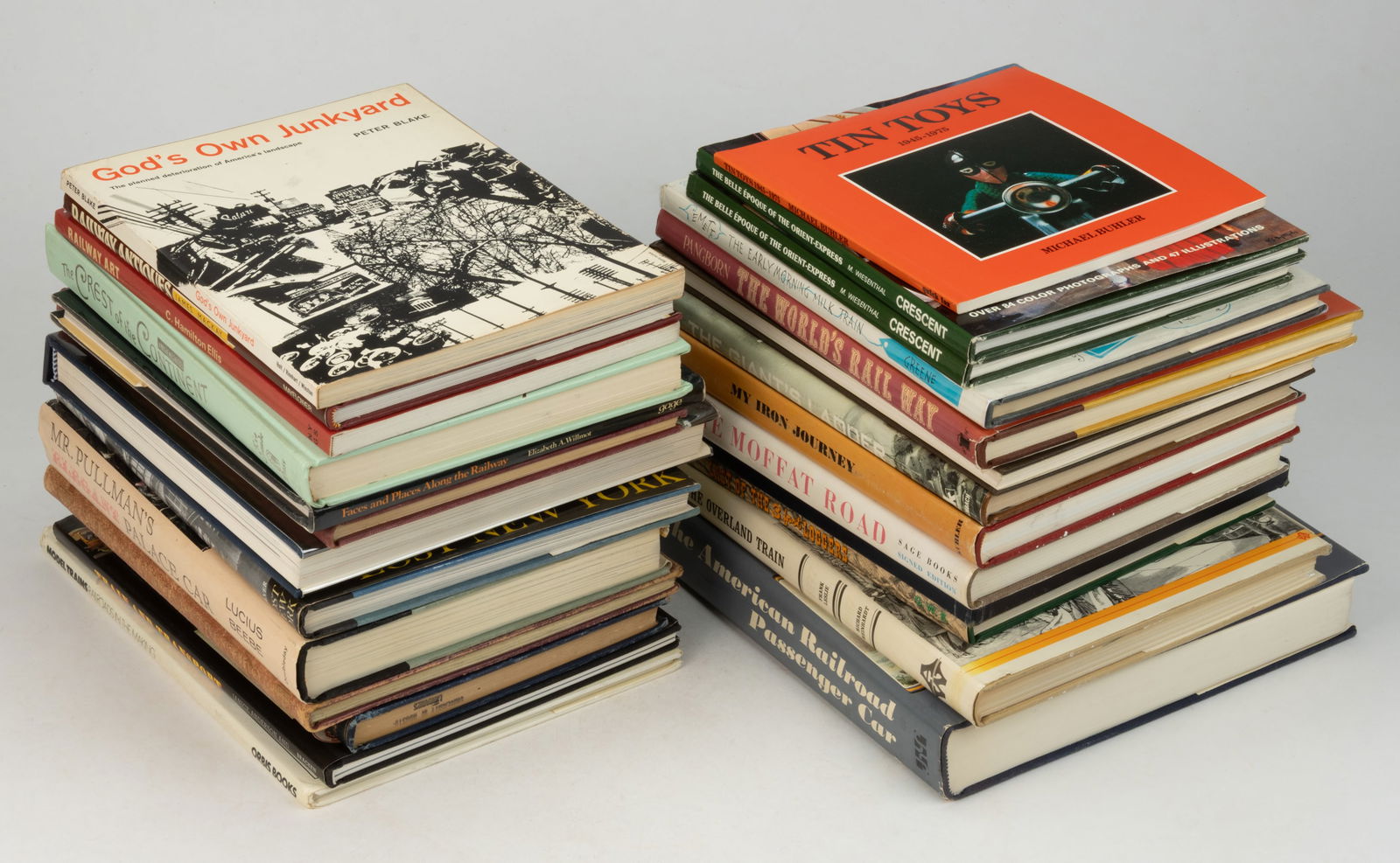 ASSORTED RAILROAD AND OTHER HISTORY NON-FICTION VOLUMES, LOT OF 26 (1 of 1)