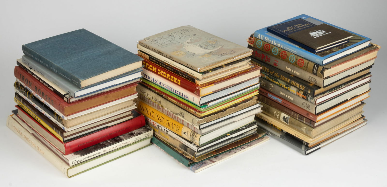 ASSORTED RAILROAD HISTORY, COLLECTIBLES, AND CHILDREN'S VOLUMES, LOT OF 47 (1 of 1)