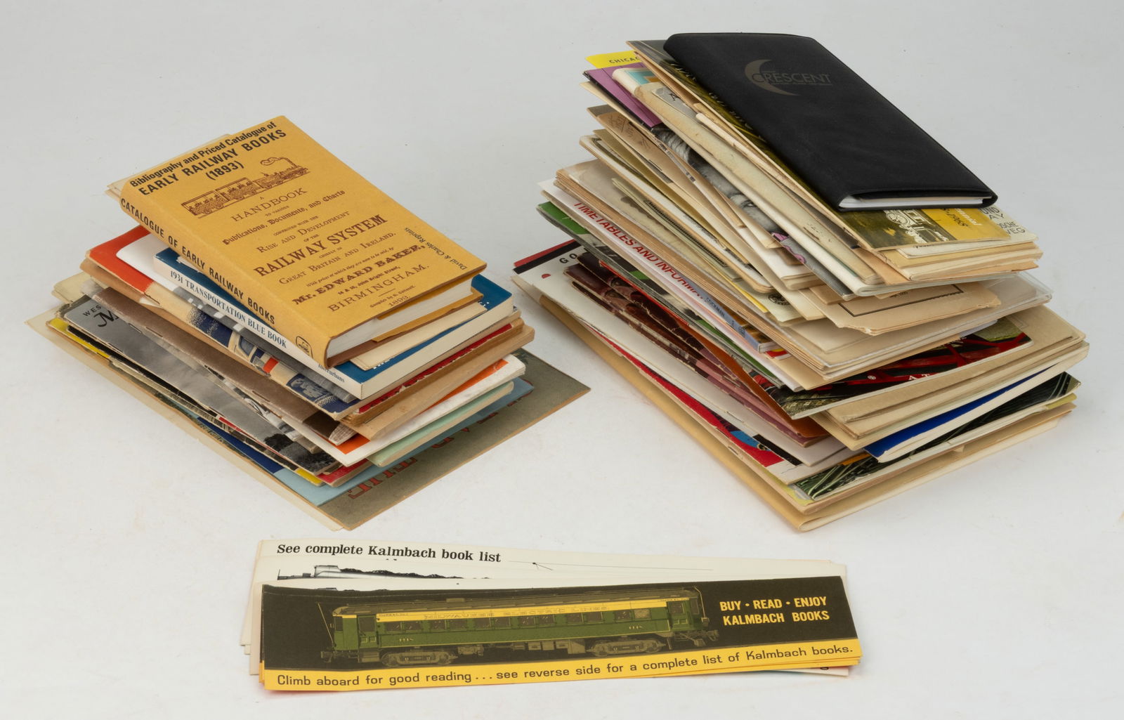 ASSORTED RAILROAD PRINTED MATERIALS, UNCOUNTED BOX LOT (1 of 1)