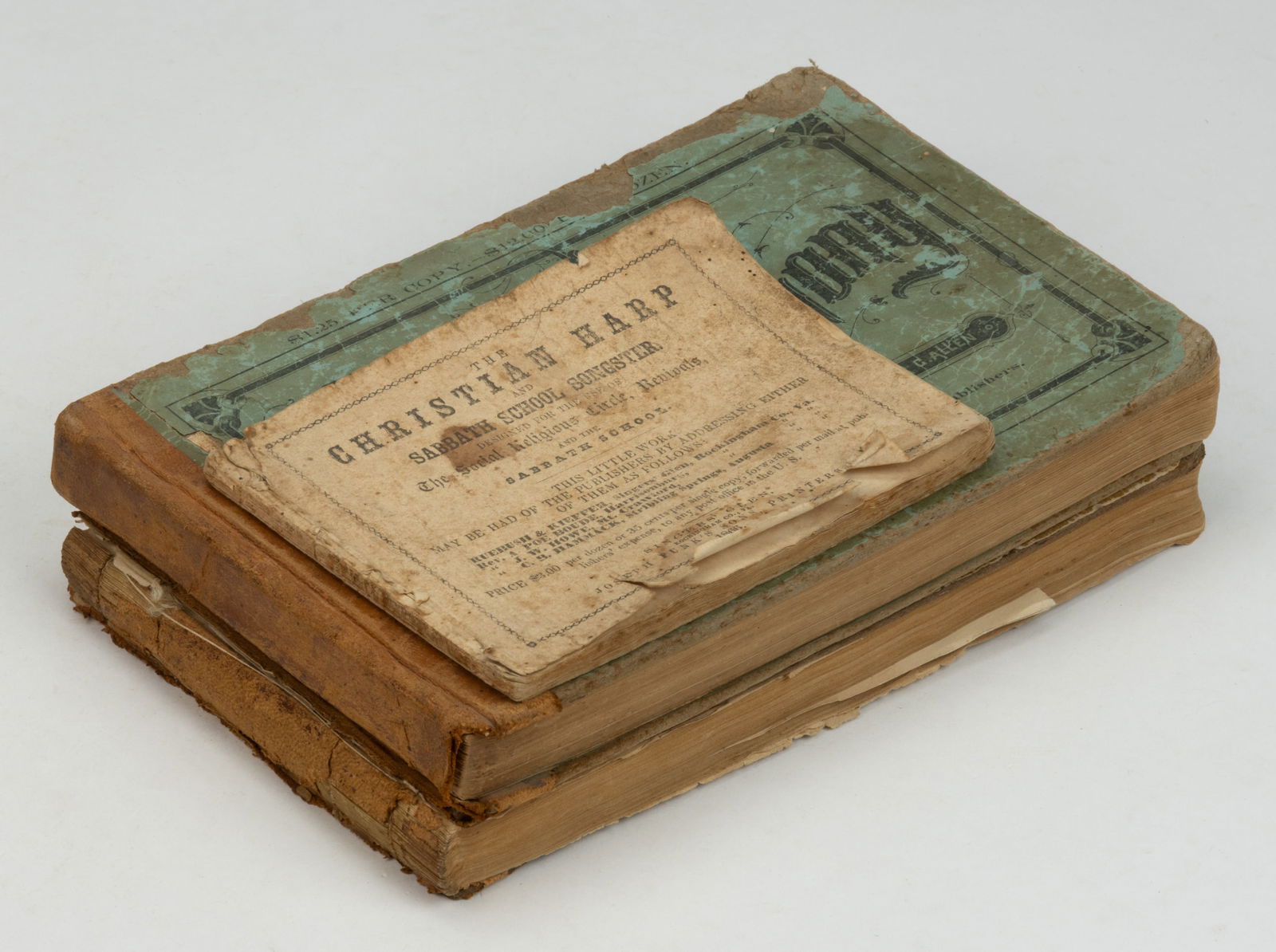 SHENANDOAH VALLEY OF VIRGINIA SHAPE-NOTE OPEN-END SONGBOOKS, LOT OF THREE (1 of 4)