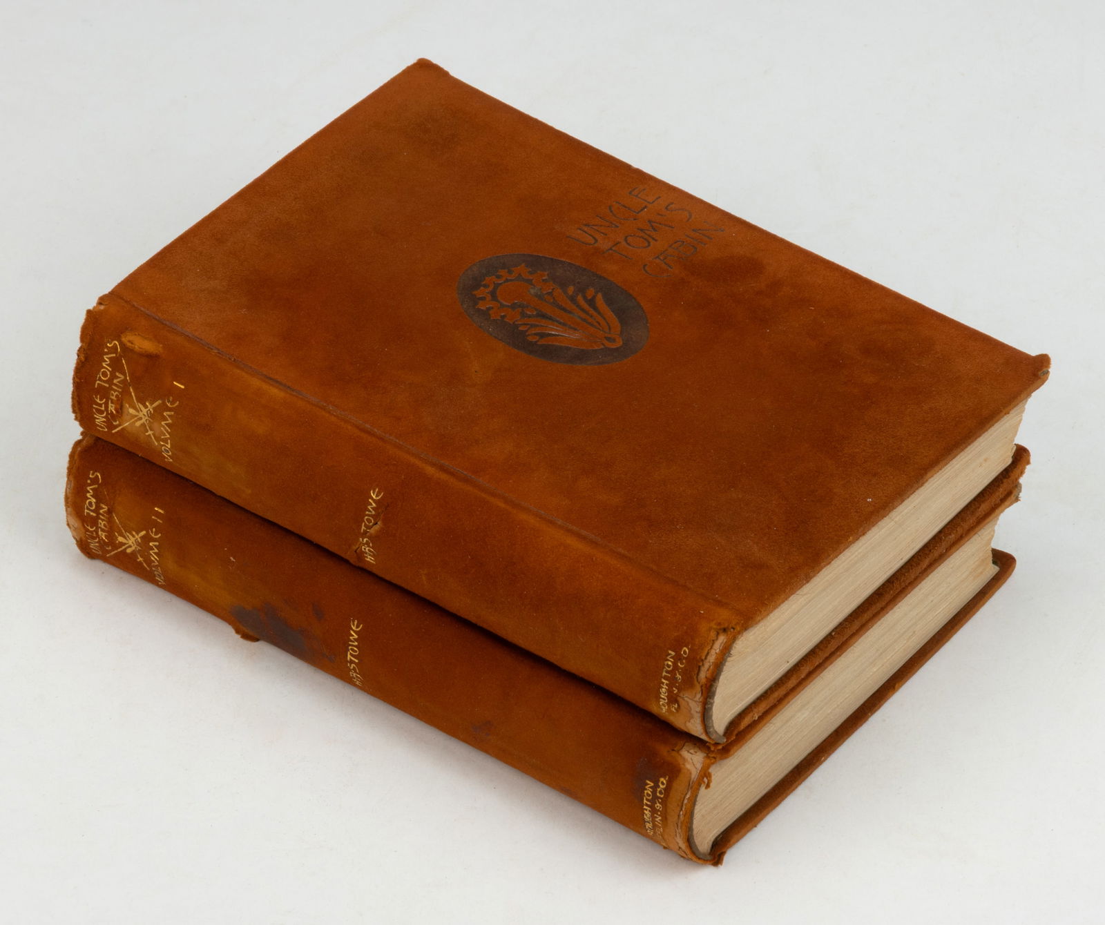 SIGNED UNCLE TOM'S CABIN TWO-VOLUME SET (1 of 3)