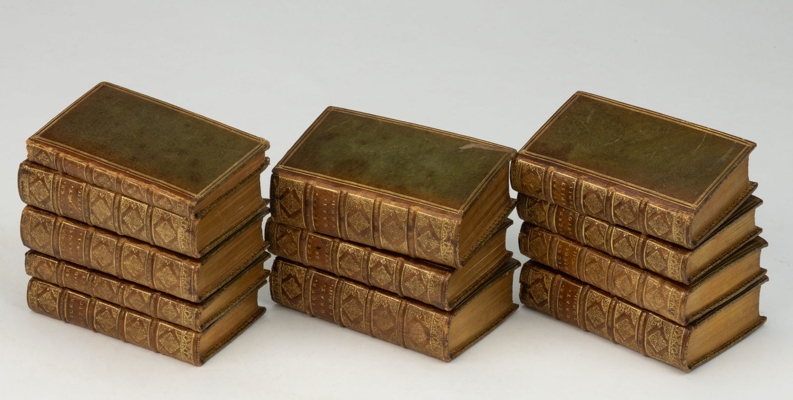 ANTIQUARIAN CICERO'S CLASSICAL WORKS FROM THE CHATSWORTH HOUSE LIBRARY, LOT OF 12 VOLUMES (1 of 3)
