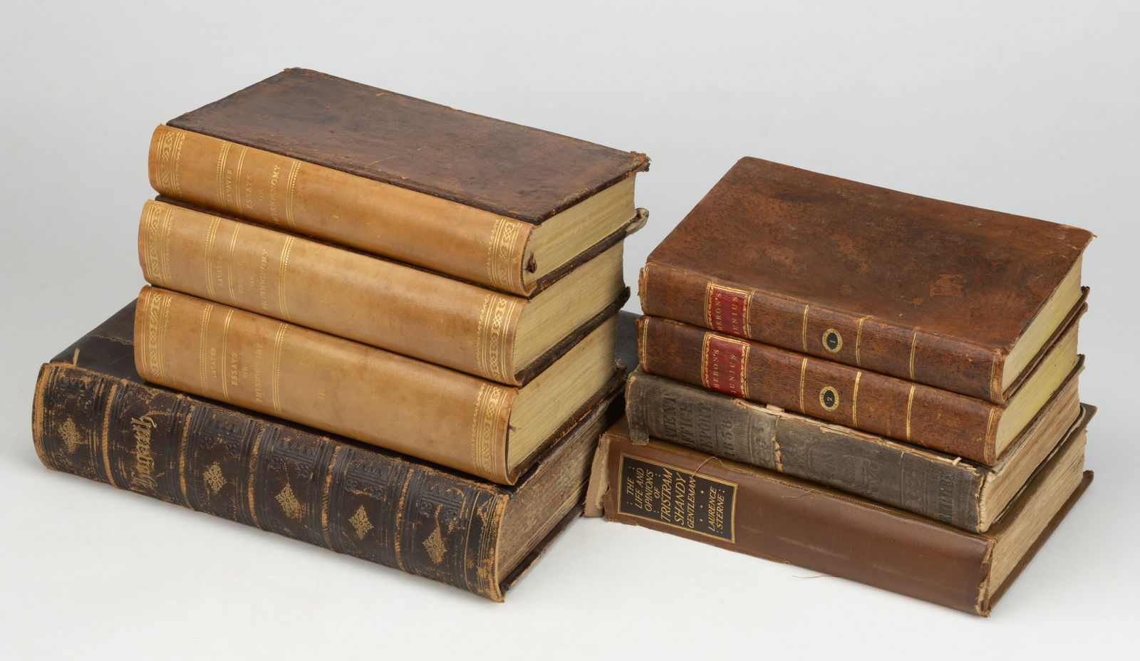 ASSORTED ANTIQUARIAN VOLUMES, LOT OF EIGHT (1 of 1)