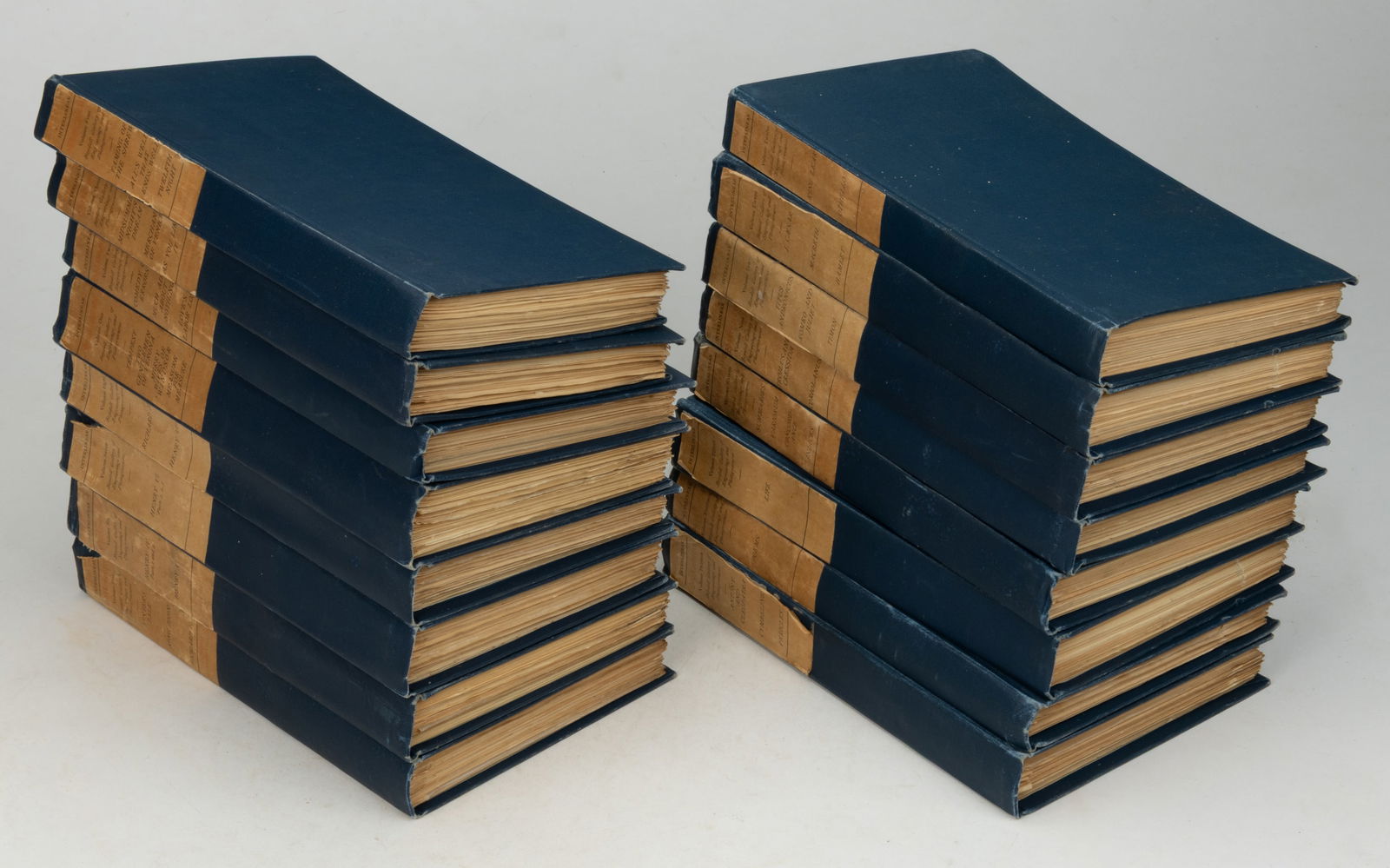 ANTIQUARIAN LITERARY LIMITED EDITION 16-VOLUME SET: ANTIQUARIAN LITERARY LIMITED EDITION 16-VOLUME SET, Clark/Wright (eds.), The Works of William Shakespeare - Interlinear Edition, on Japanese Vellum paper, Philadelphia: George Barrie & Son, no dat