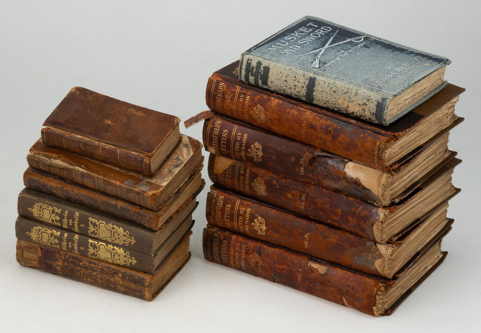 ASSORTED ANTIQUARIAN VOLUMES, LOT OF 12 (1 of 2)