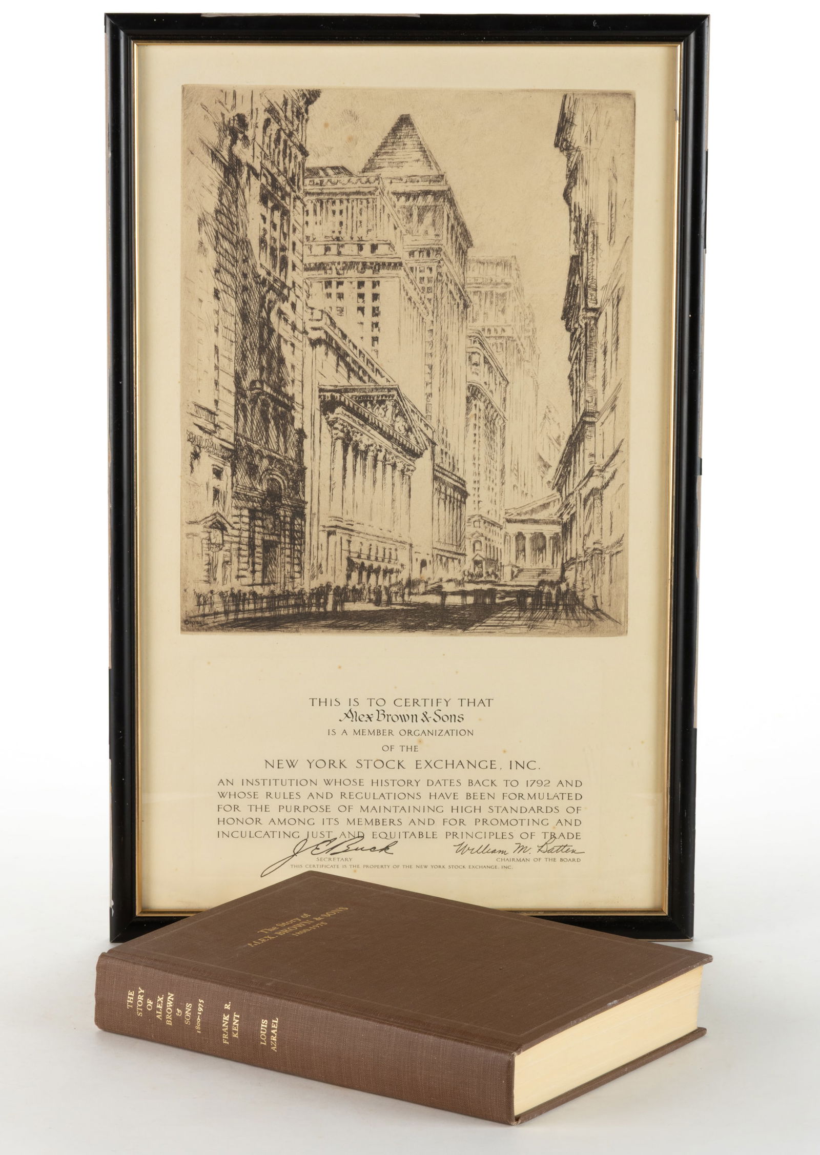 BALTIMORE, MARYLAND HISTORICAL BANKING PRINTED MATERIALS, LOT OF TWO (1 of 2)